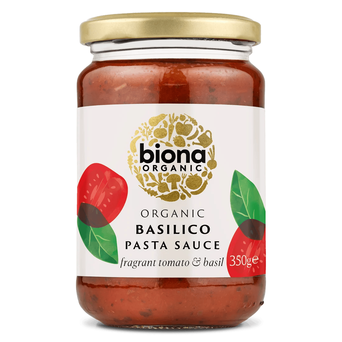 Biona Pastasósa m/basil 350 g