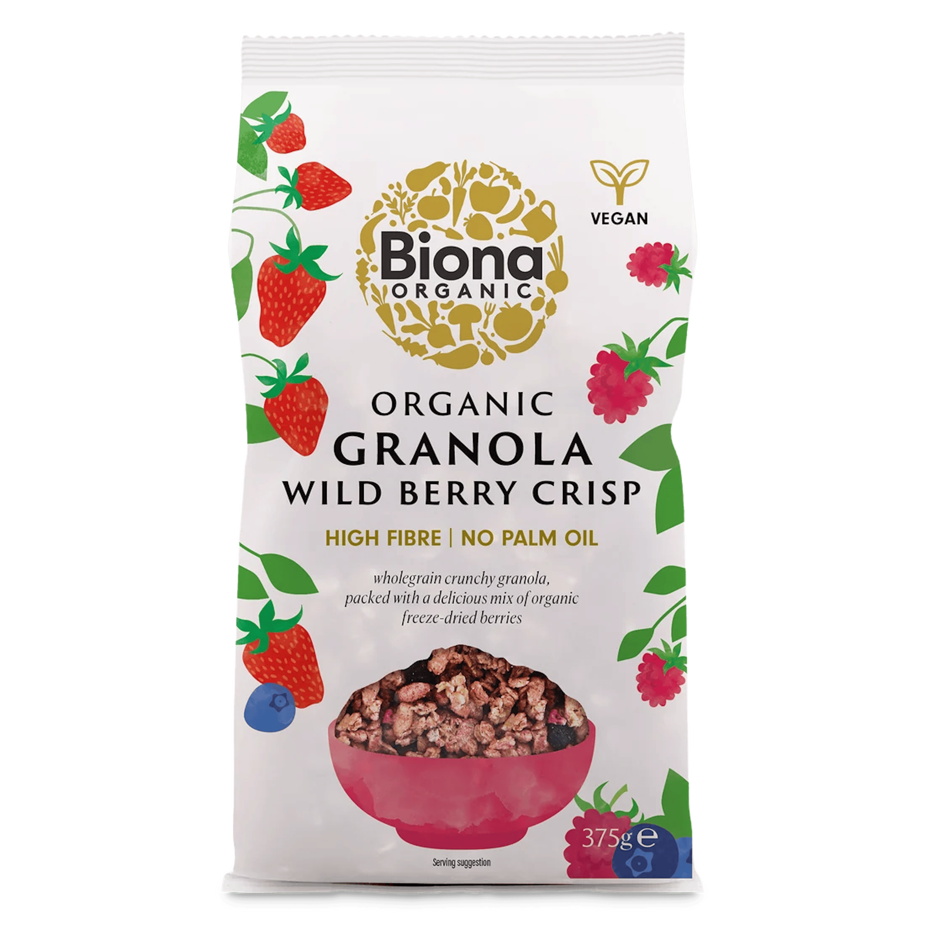 Biona Granola Wild Berry Crisp 375 g