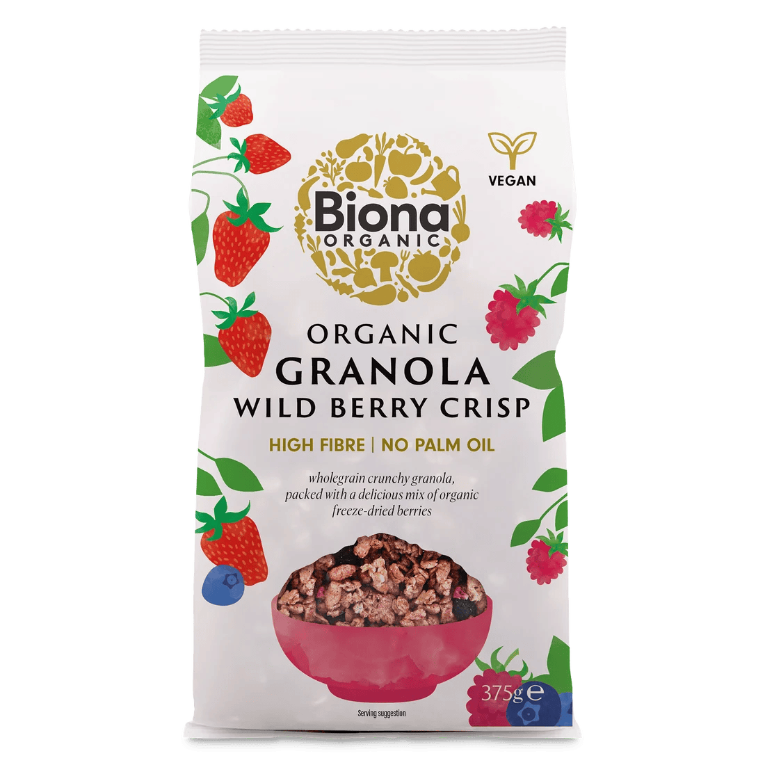 Biona Granola Wild Berry Crisp 375 g