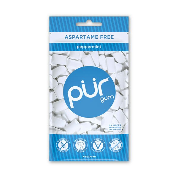 PUR tyggjó peppermint