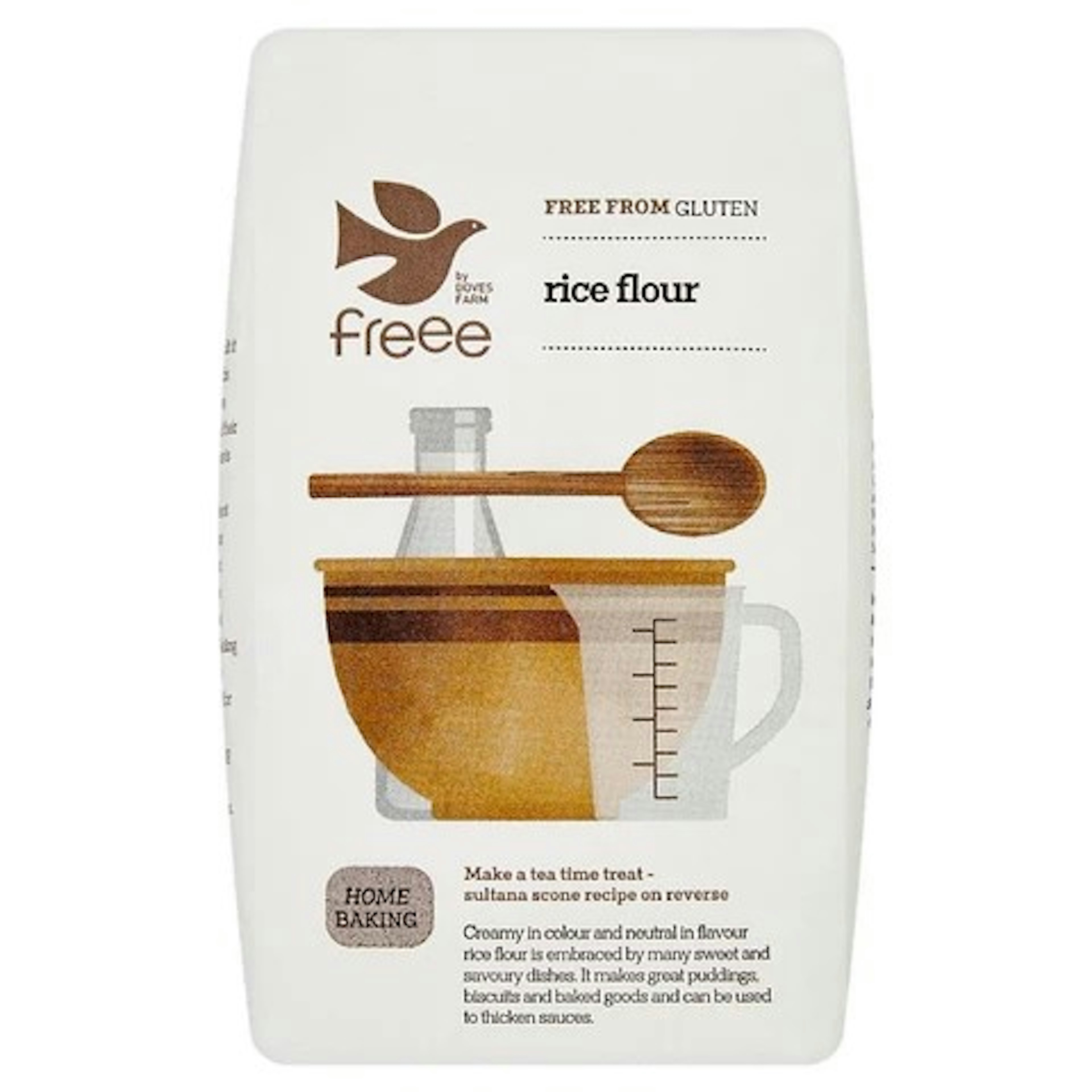 Doves Farm Lífrænt hrísgrjónahveiti 1 kg