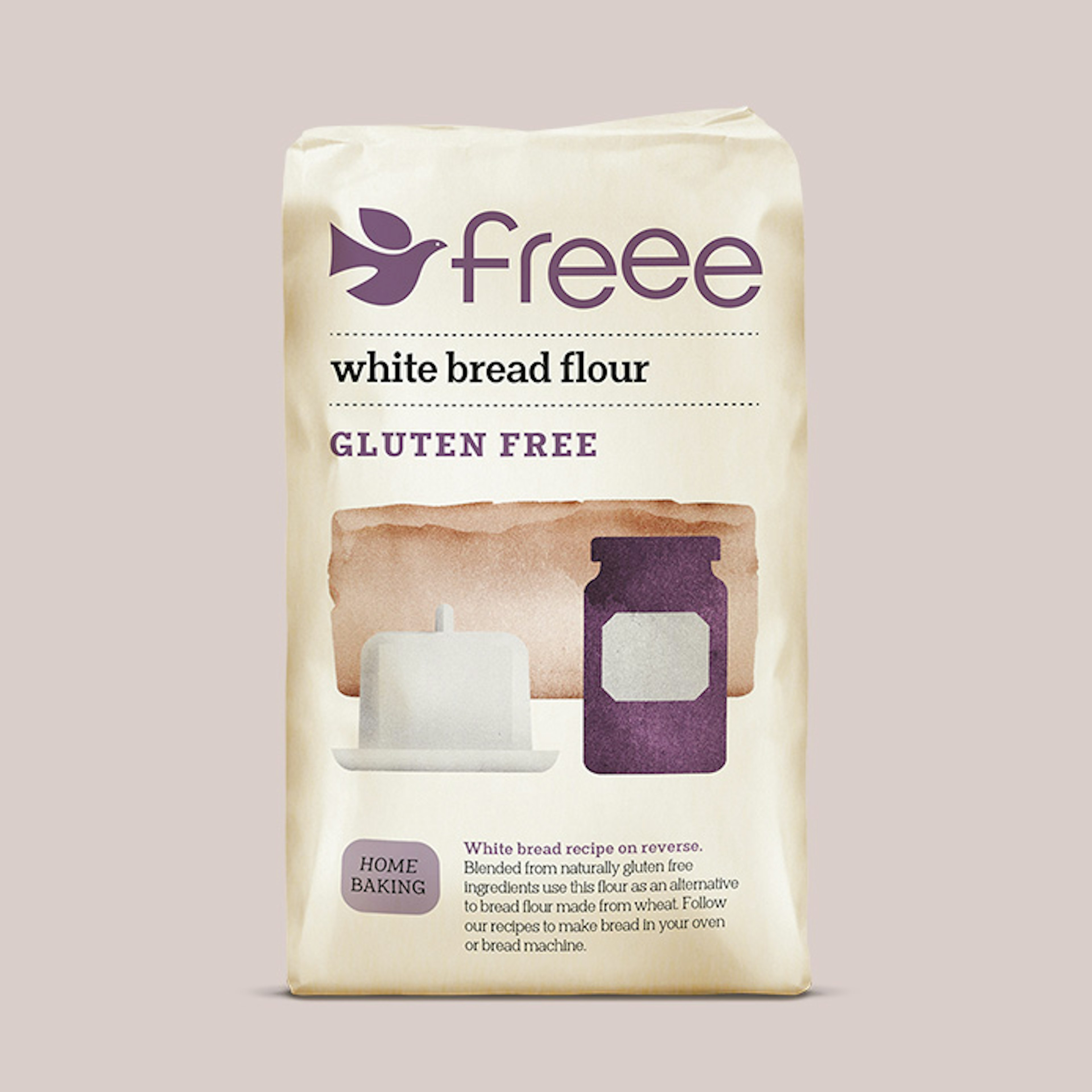 Doves Farm Glútenlaust hvítt brauðmjöl 1 kg