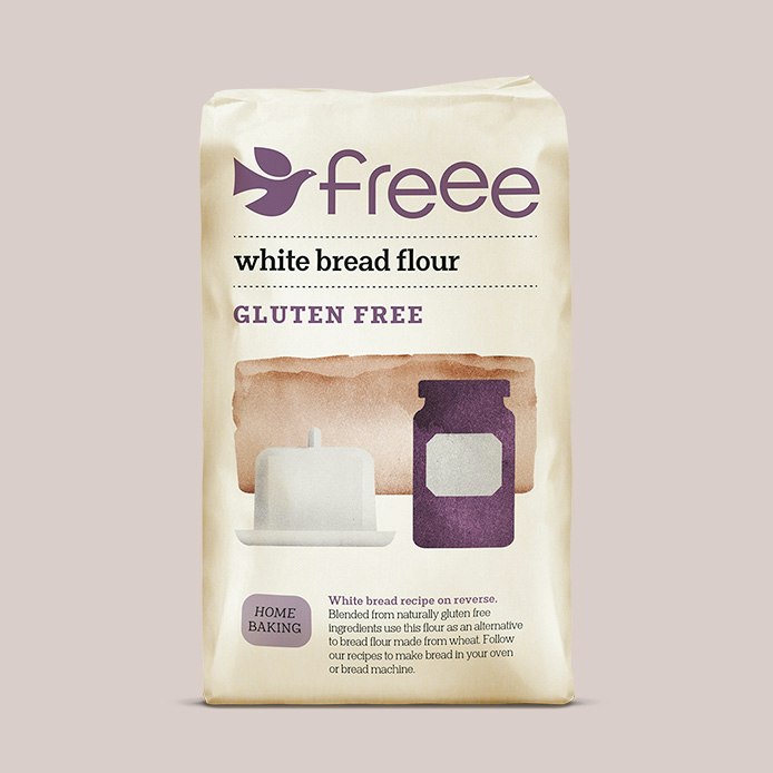 Doves Farm Glútenlaust hvítt brauðmjöl 1 kg