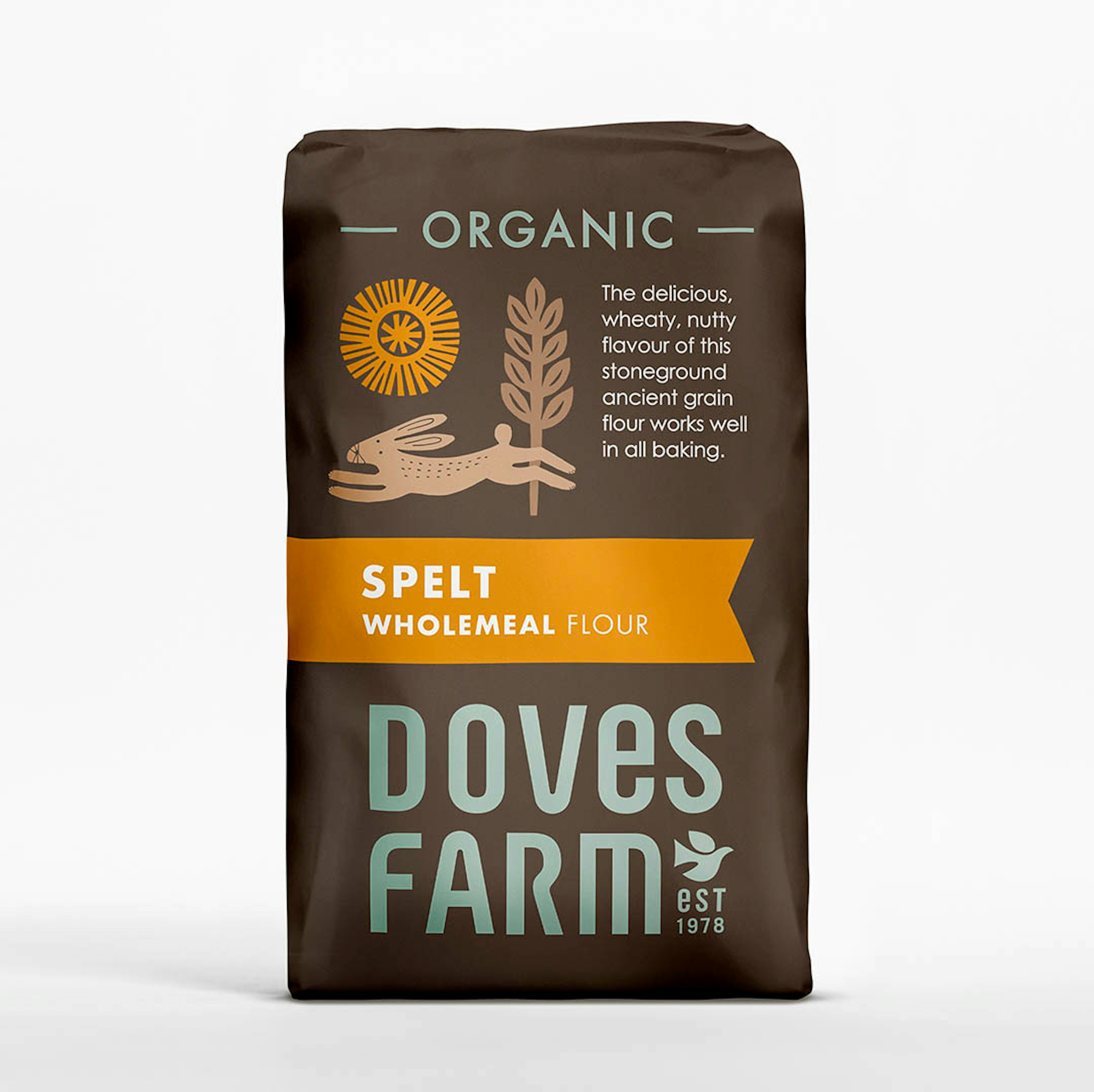 Doves Farm Lífrænt gróft spelt hveiti 1 kg