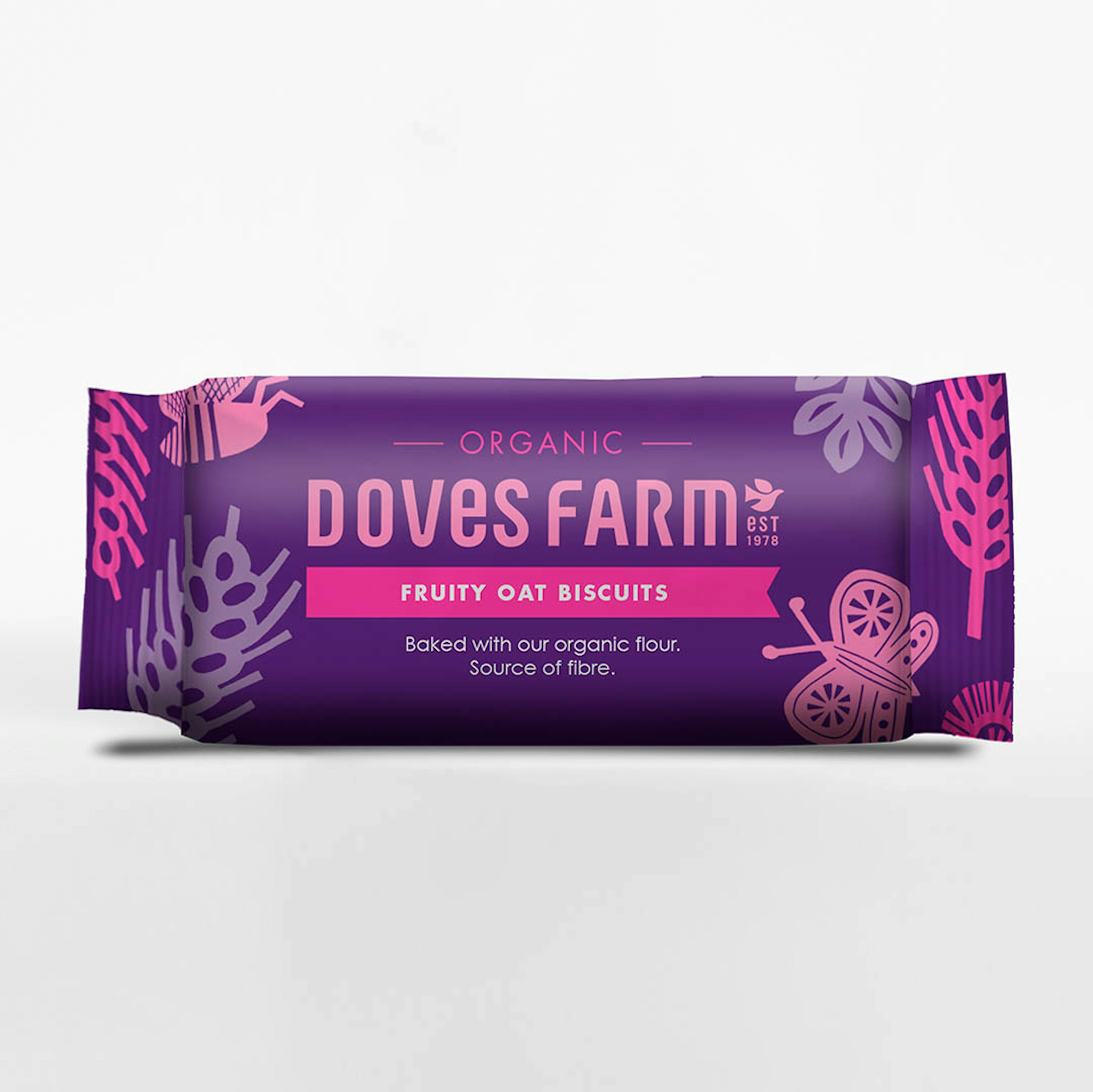 Doves Farm Lífrænt hafrakex með rifsberjum 200 g