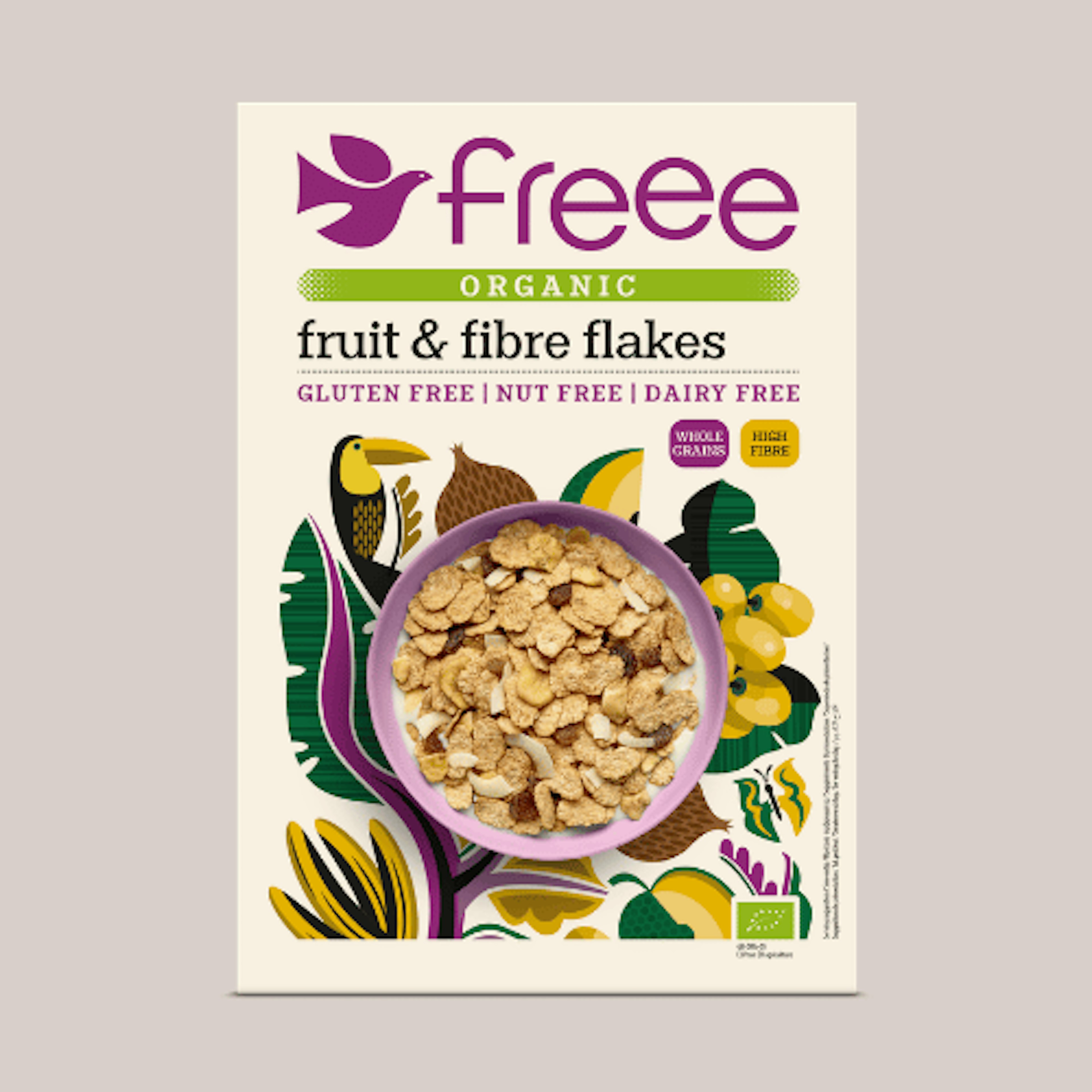 Doves Farm morgunkorn Fruit & Fibre Flakes 375 g