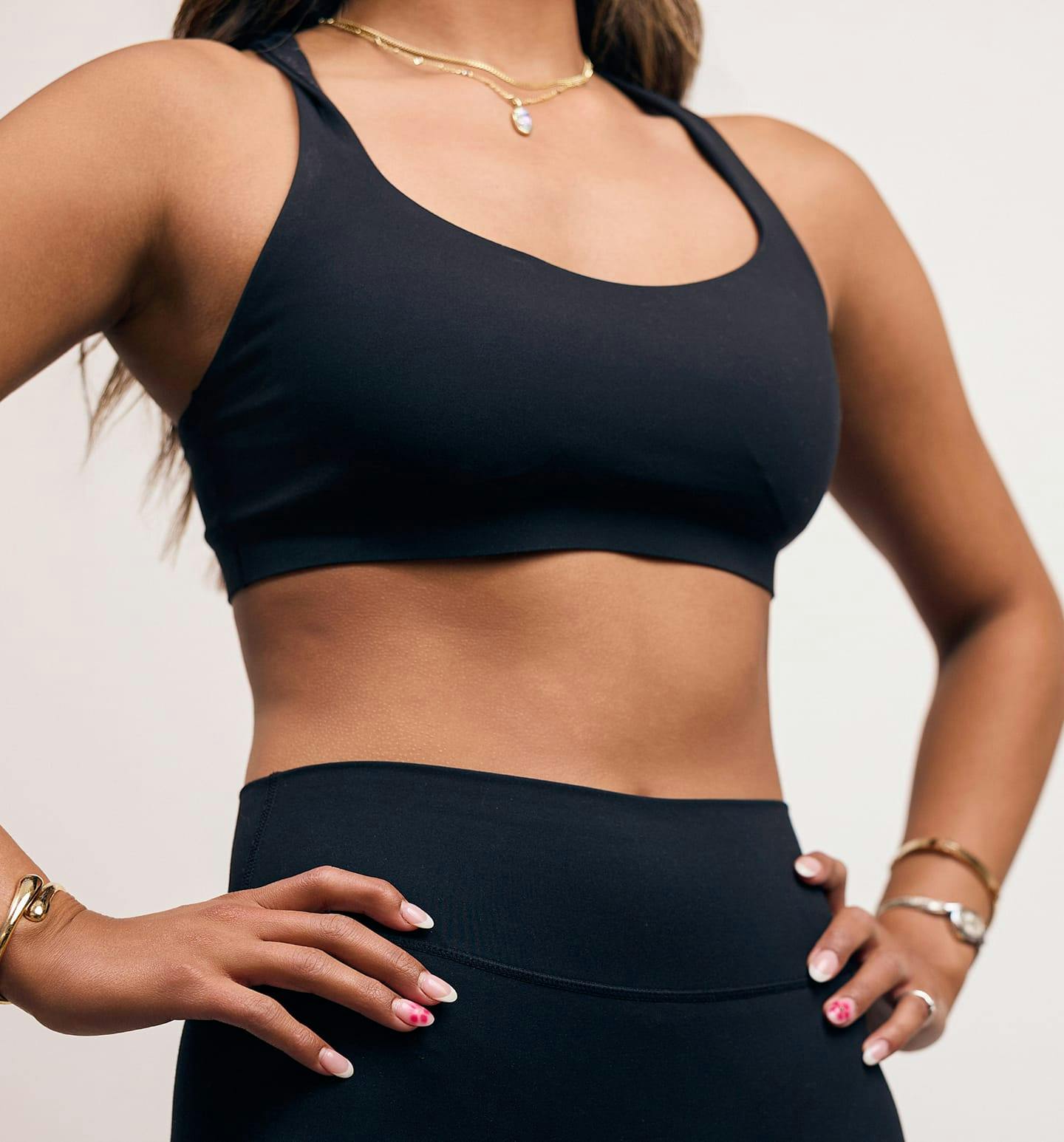 woman in workout clothes
