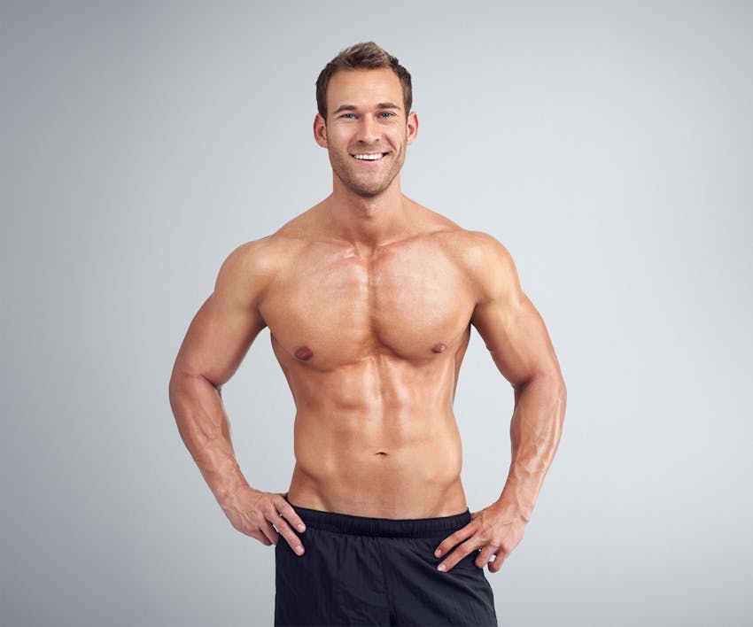 male model posing