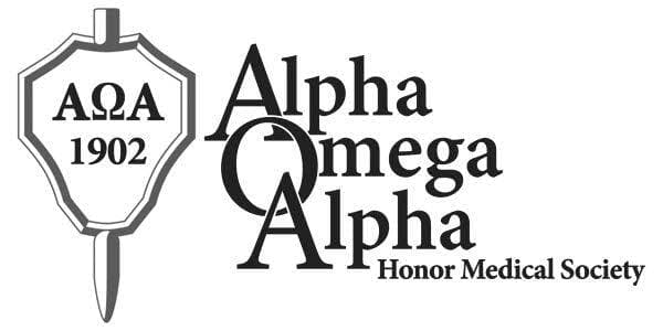 alpha omega alpha honor medical society logo