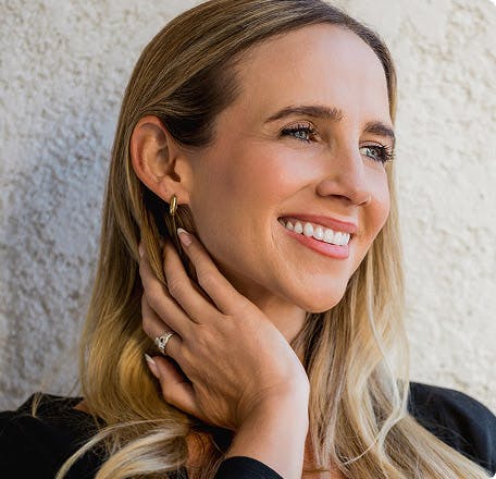 Woman smiling