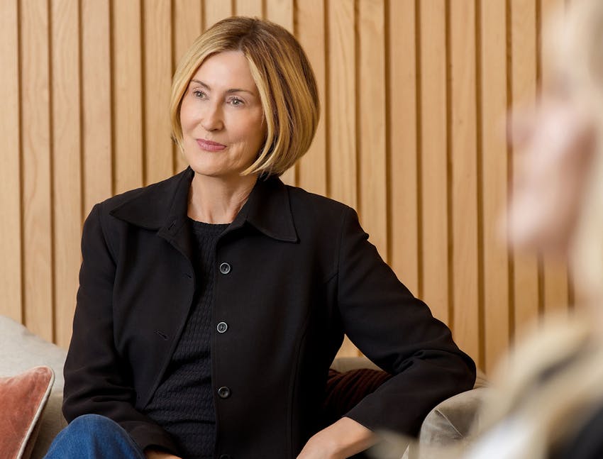 woman sitting
