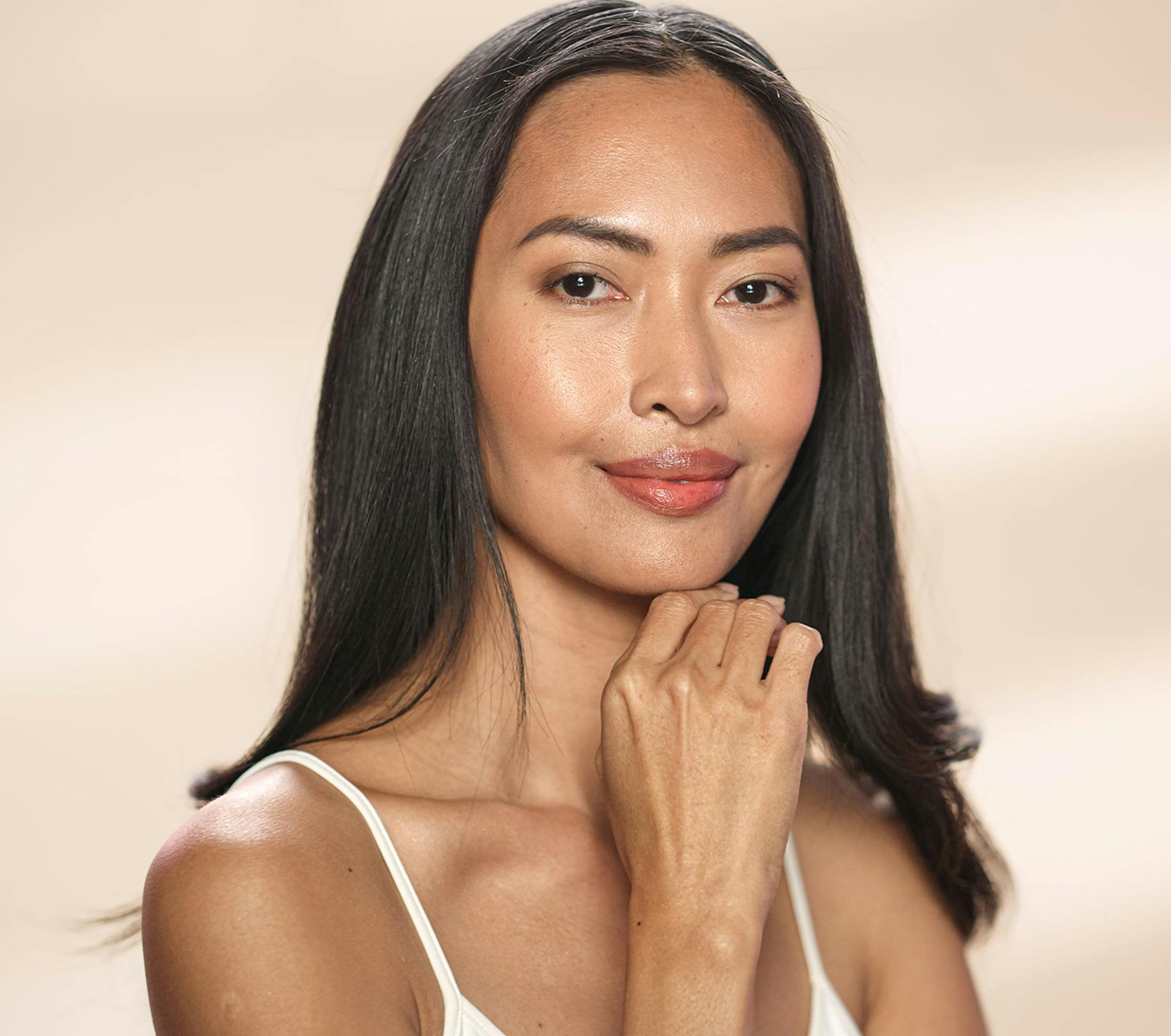woman smiling