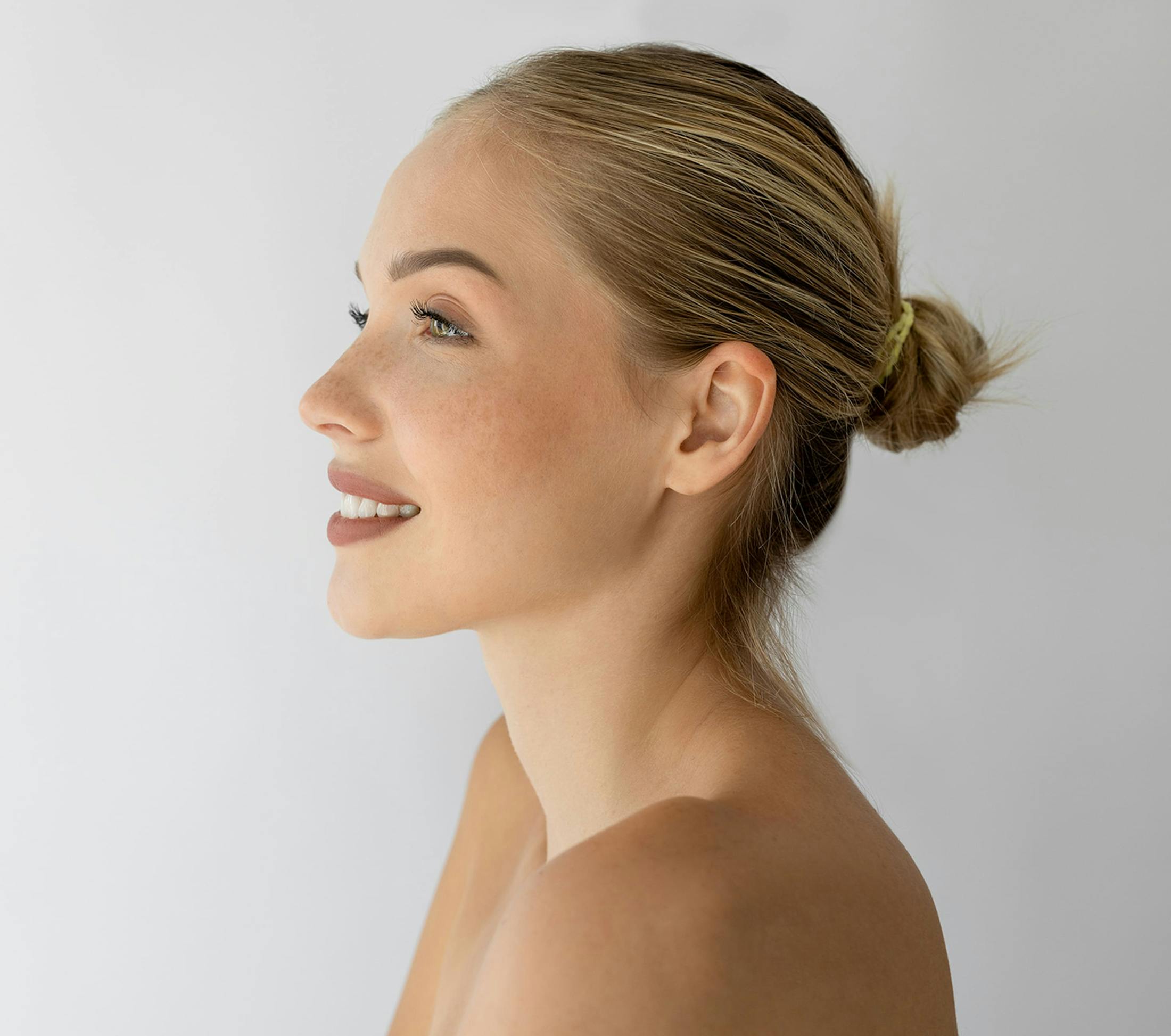 woman side profile