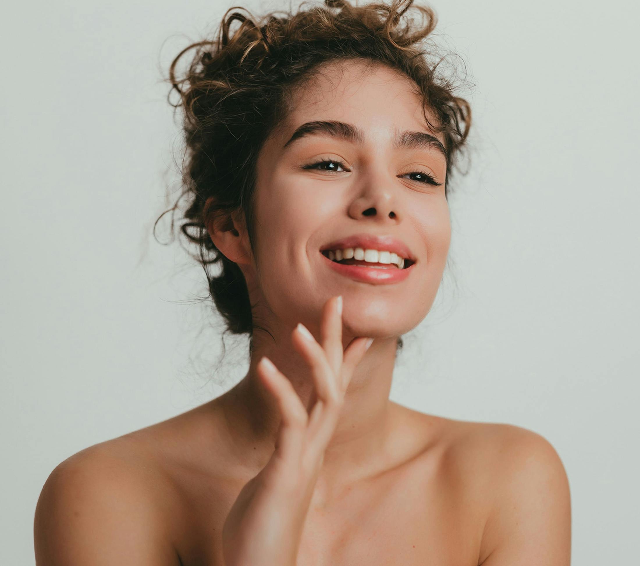 Woman smiling