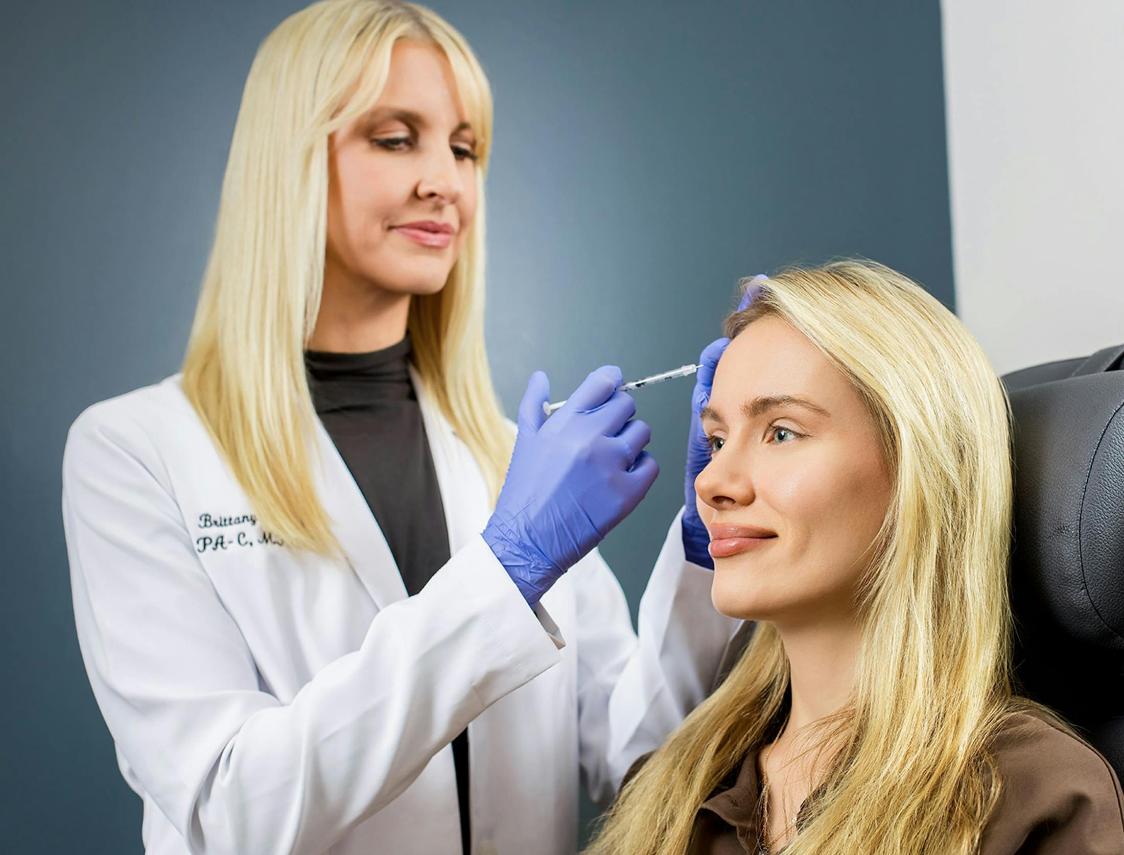 Woman and doctor during consultation