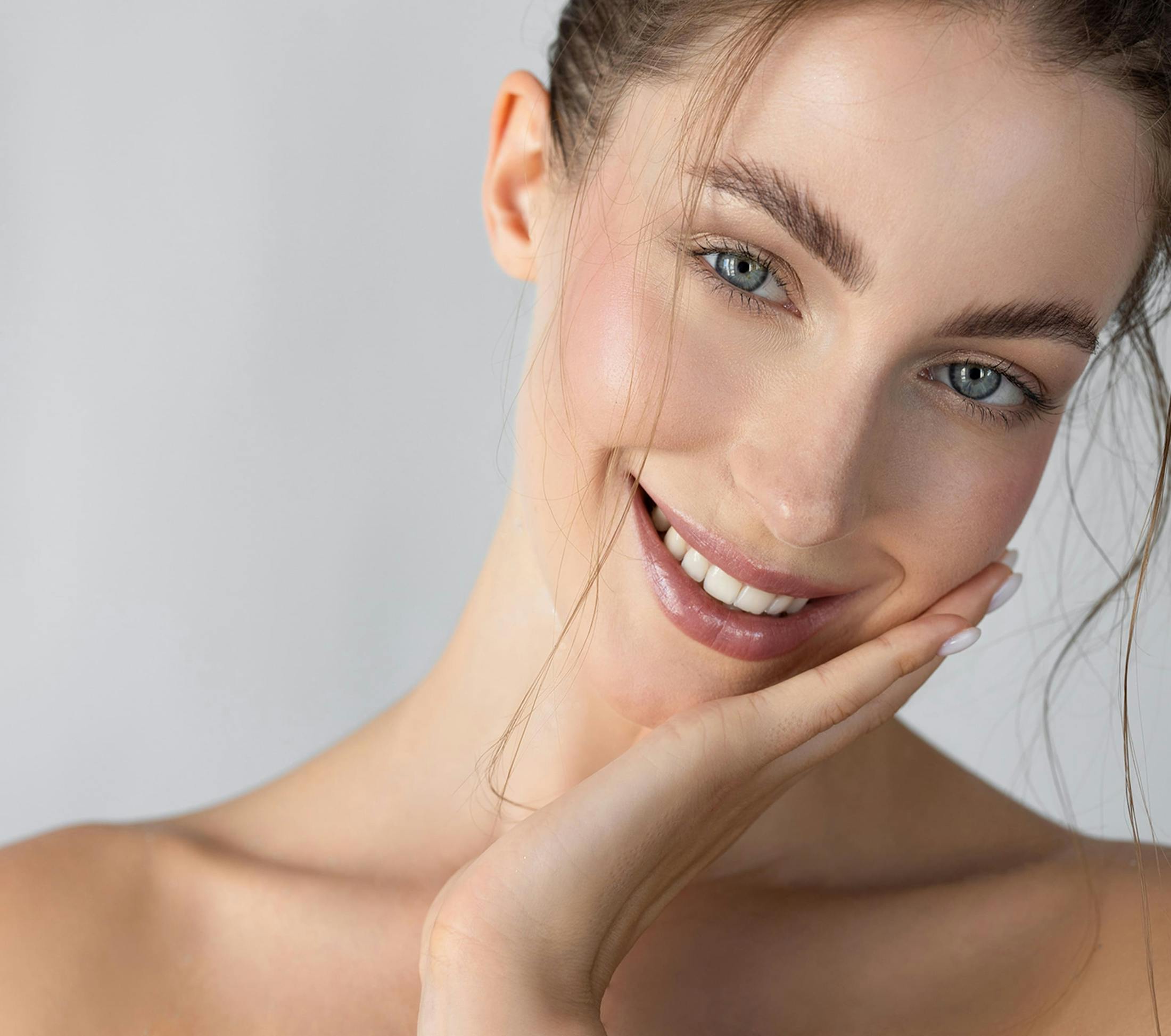 woman smiling