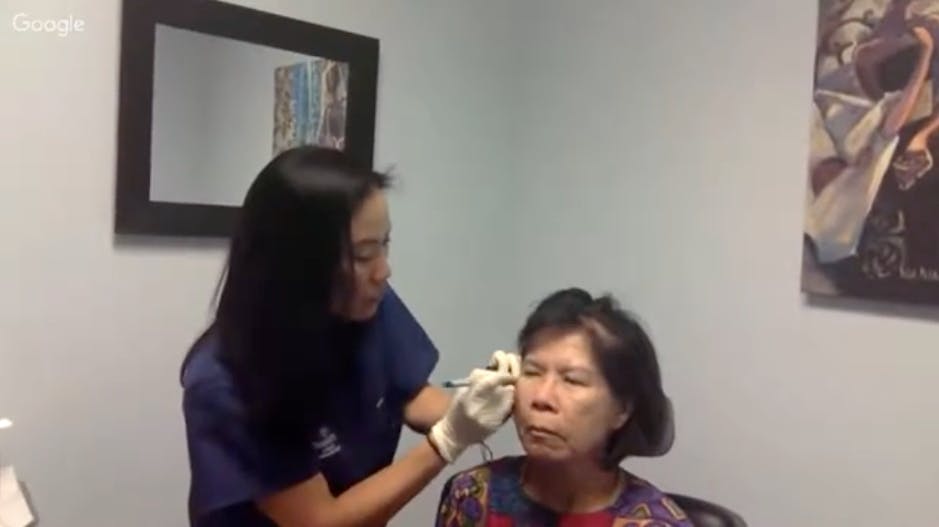 doctor with patient