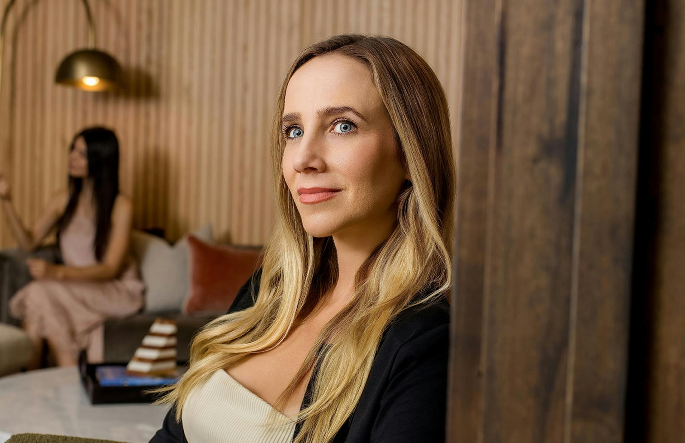 Blonde woman