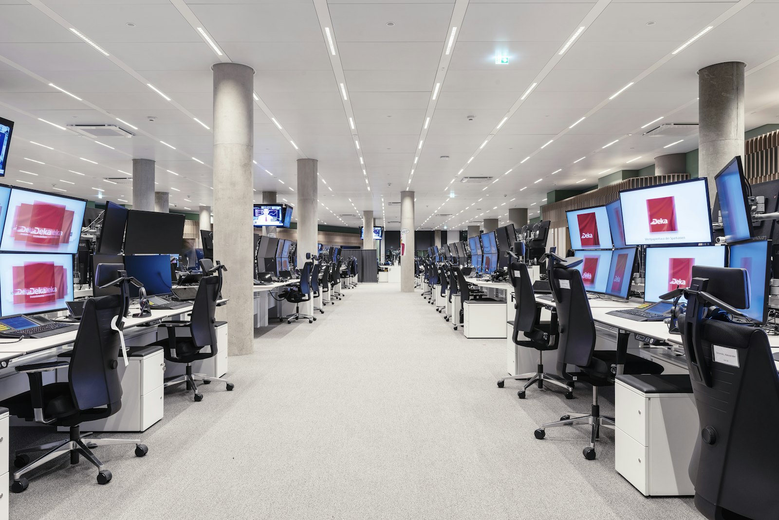 Trading floor Frankfurt