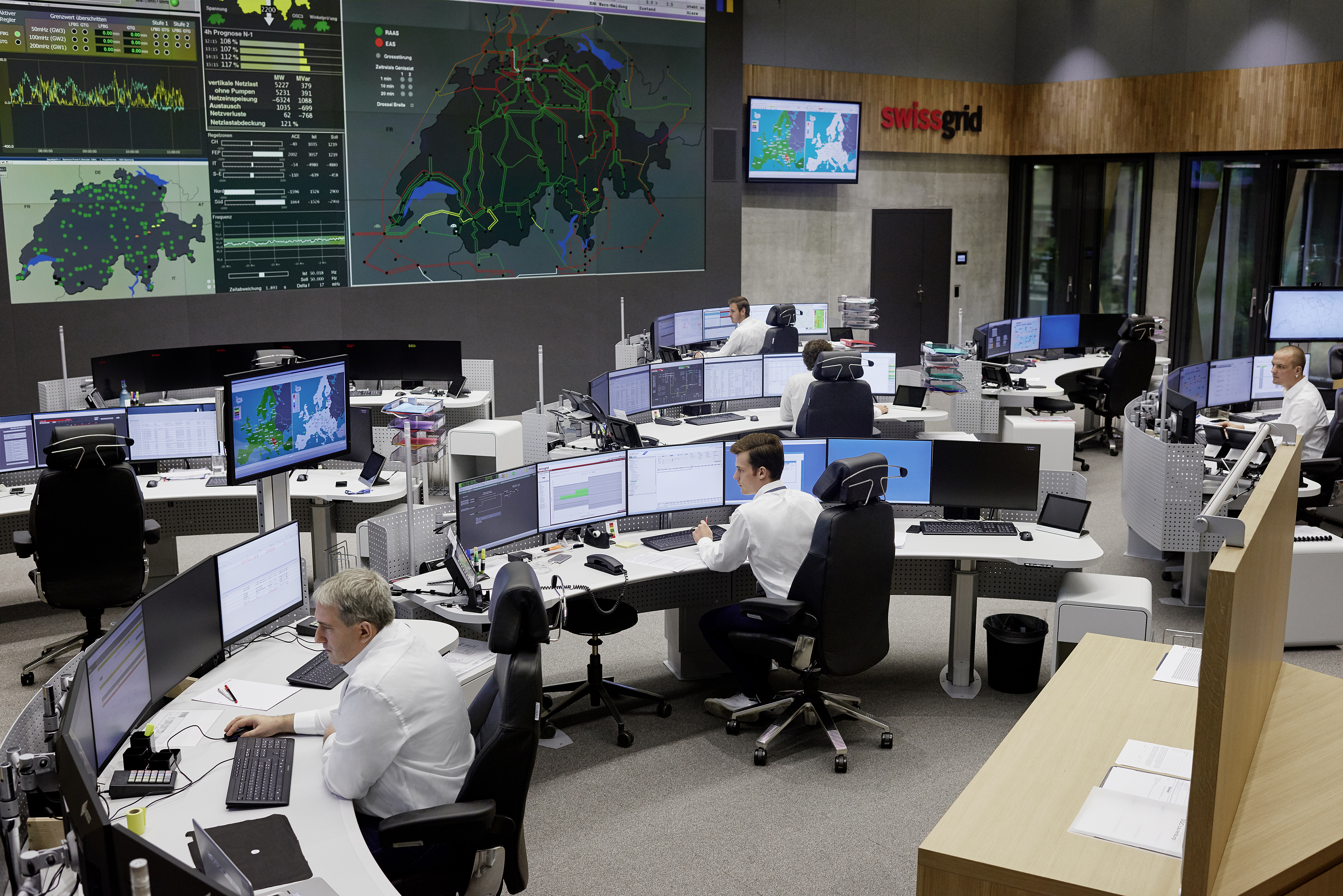 Netzleitstelle Swissgrid Aarau