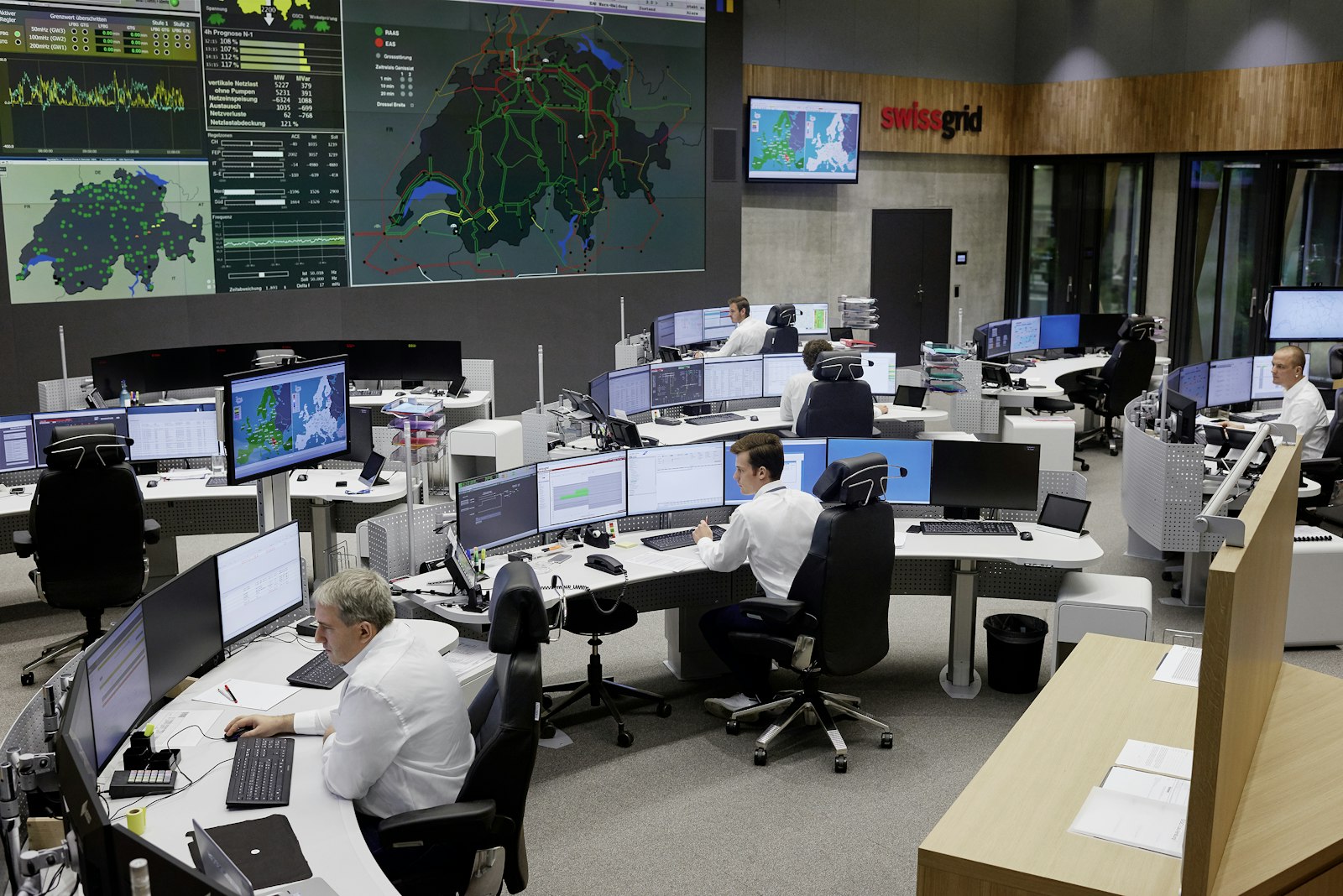 Netzleitstelle Swissgrid Aarau
