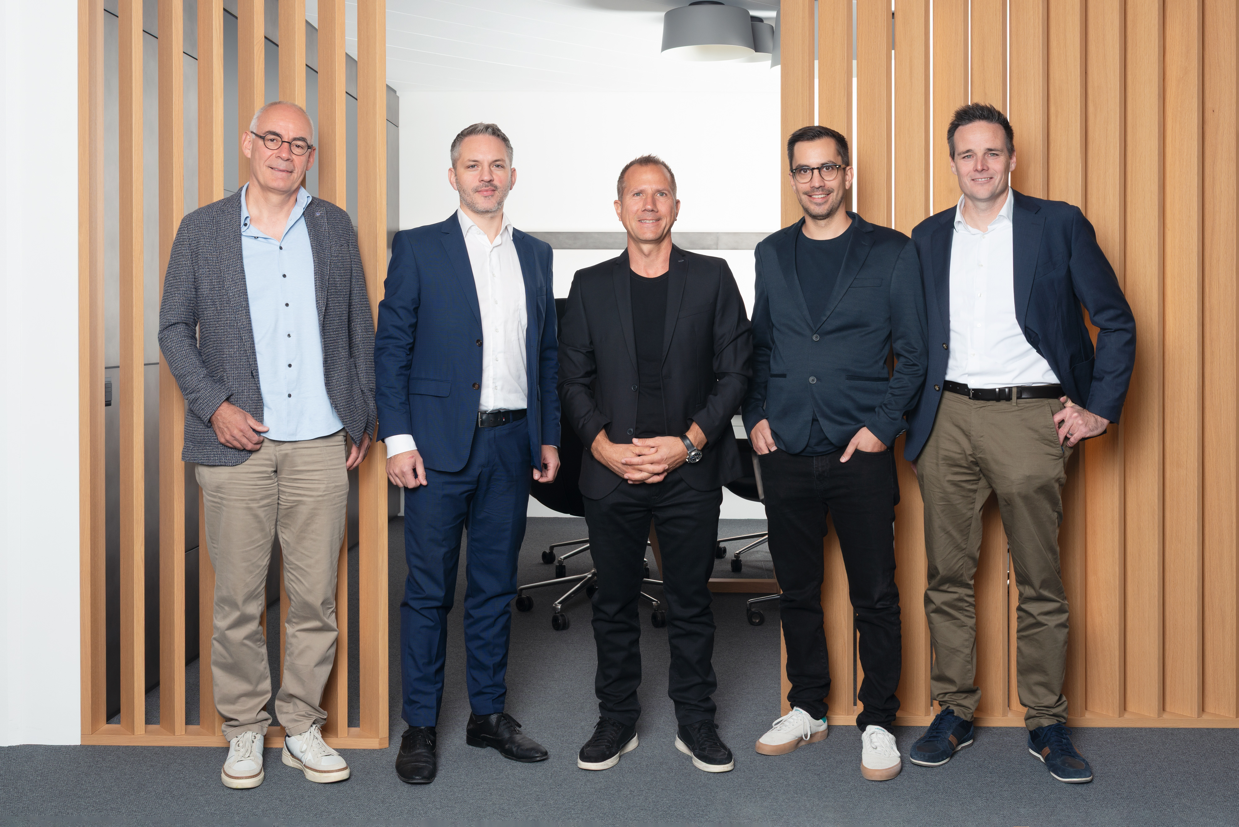 Verwaltungsrat der Erich Keller AG in einer Gruppenaufnahme im Sitzungszimmer