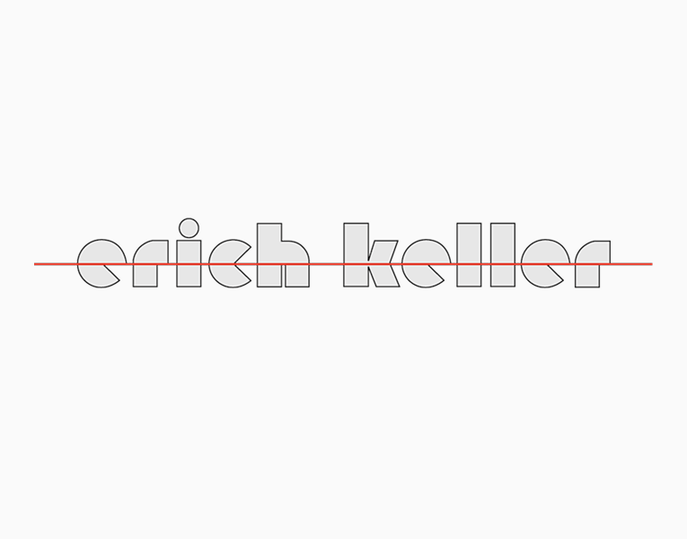Logo Erich Keller en contours plus clairs utilise a partir de 1997