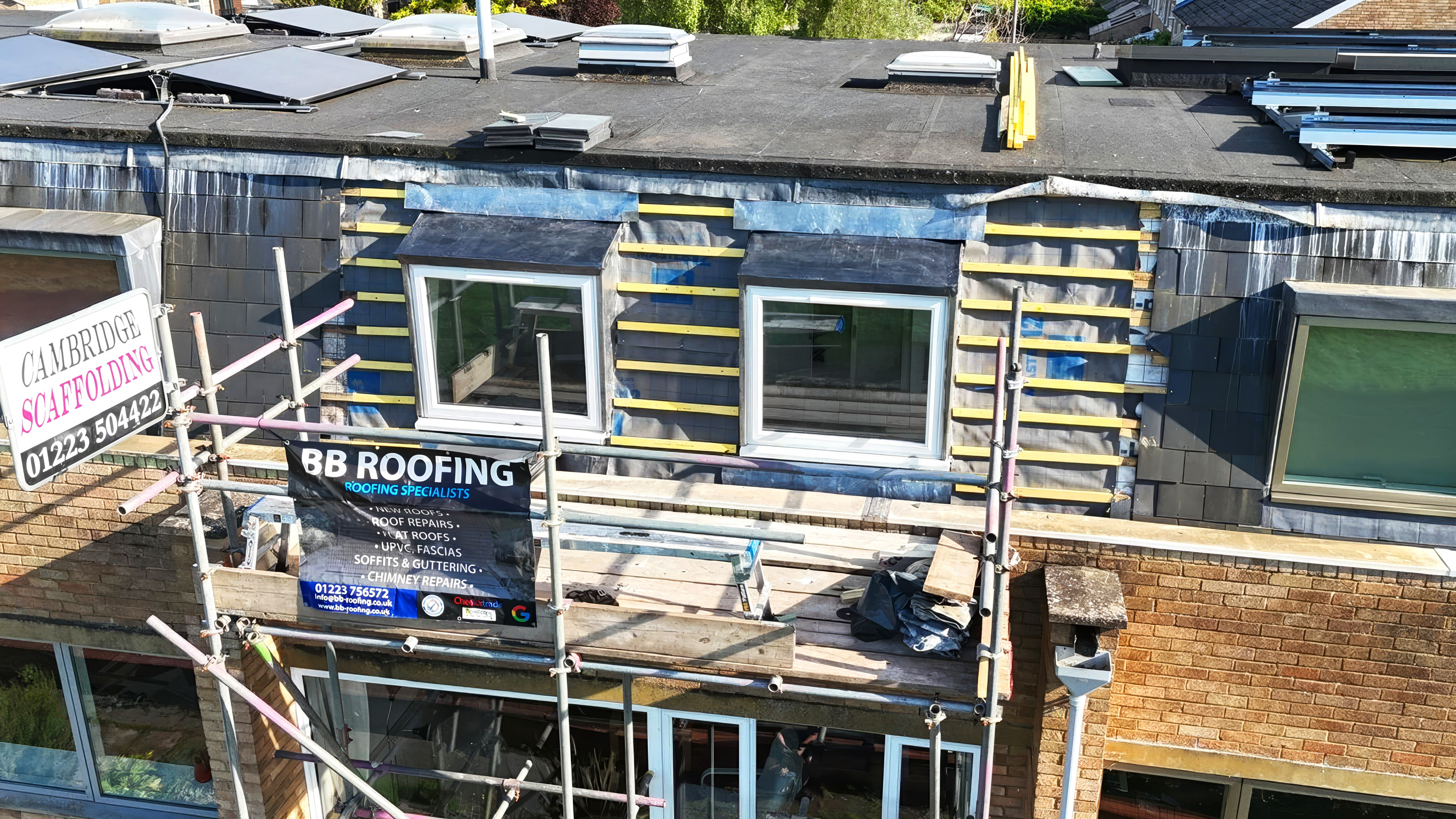 Pitched Roof Repairs, Flat Roof Repairs, Tile and Slate Replacement (OEQ-6)