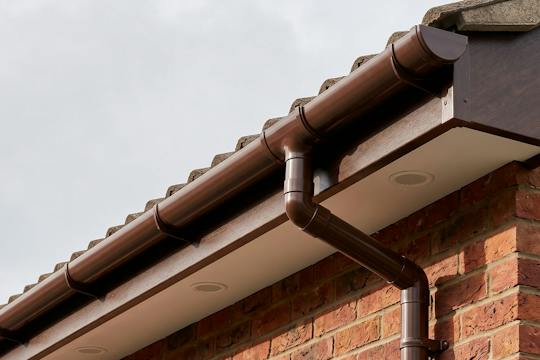 architecture, building, house, housing, roof, gutter