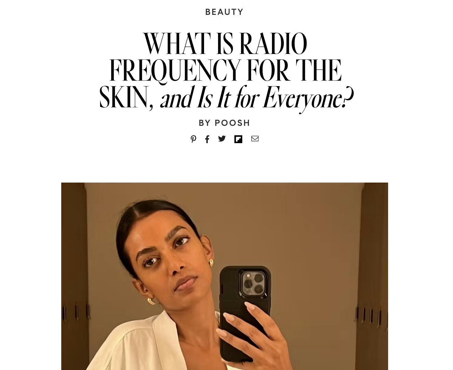 What Is Radio Frequency for the Skin? Is it for Everyone?