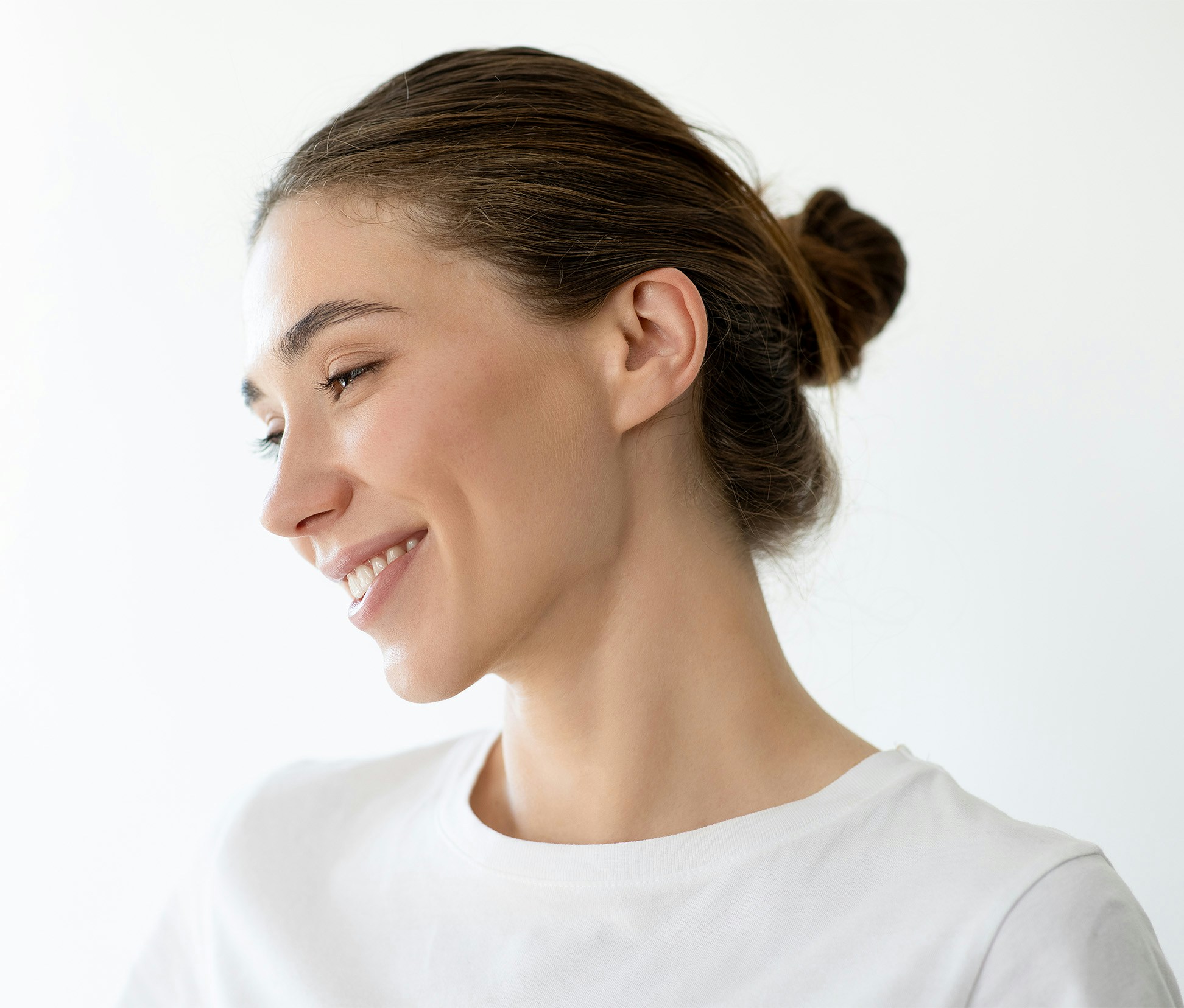 women smiling
