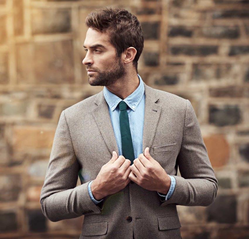 man looking off to the side