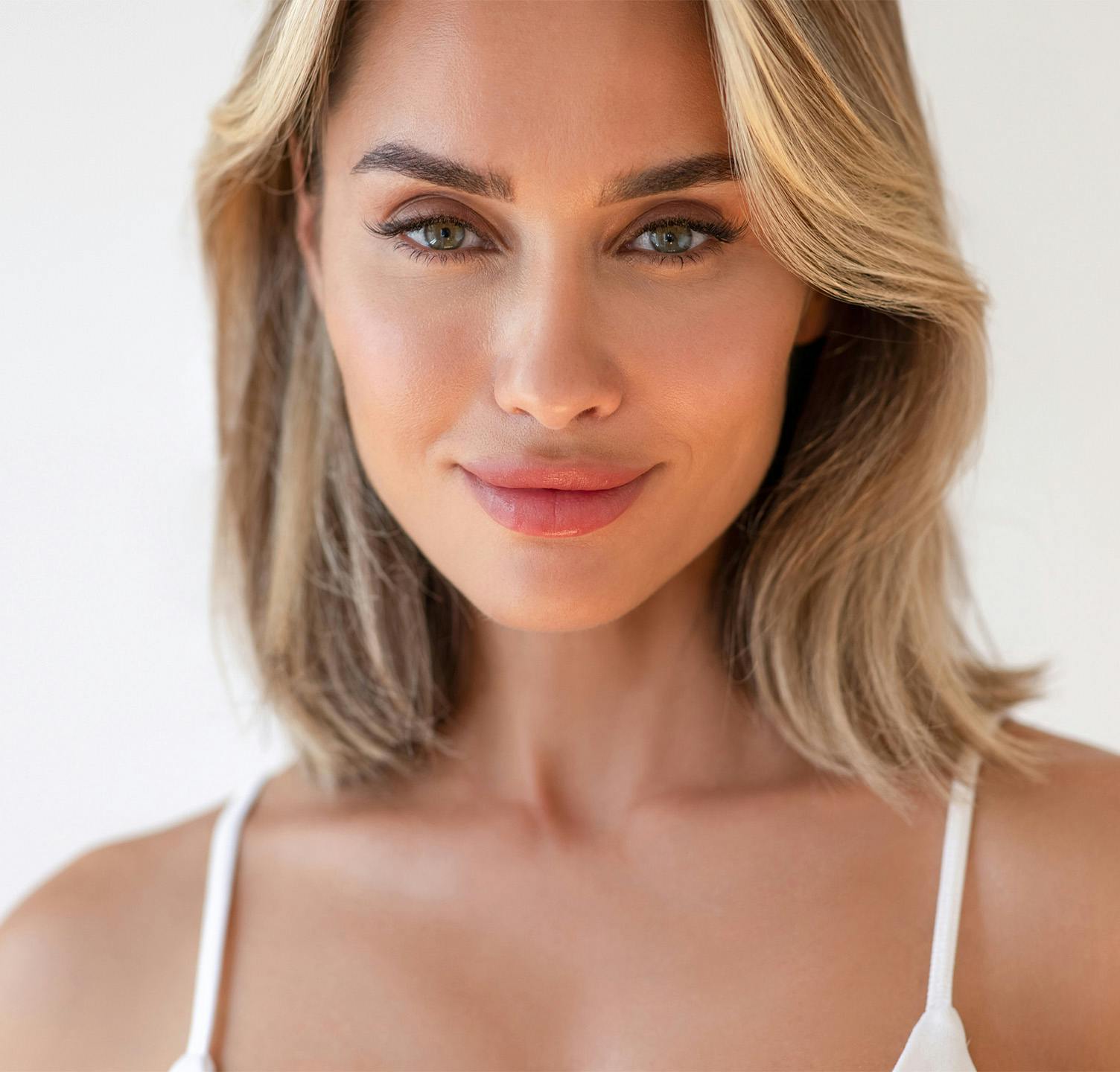 Woman smiling