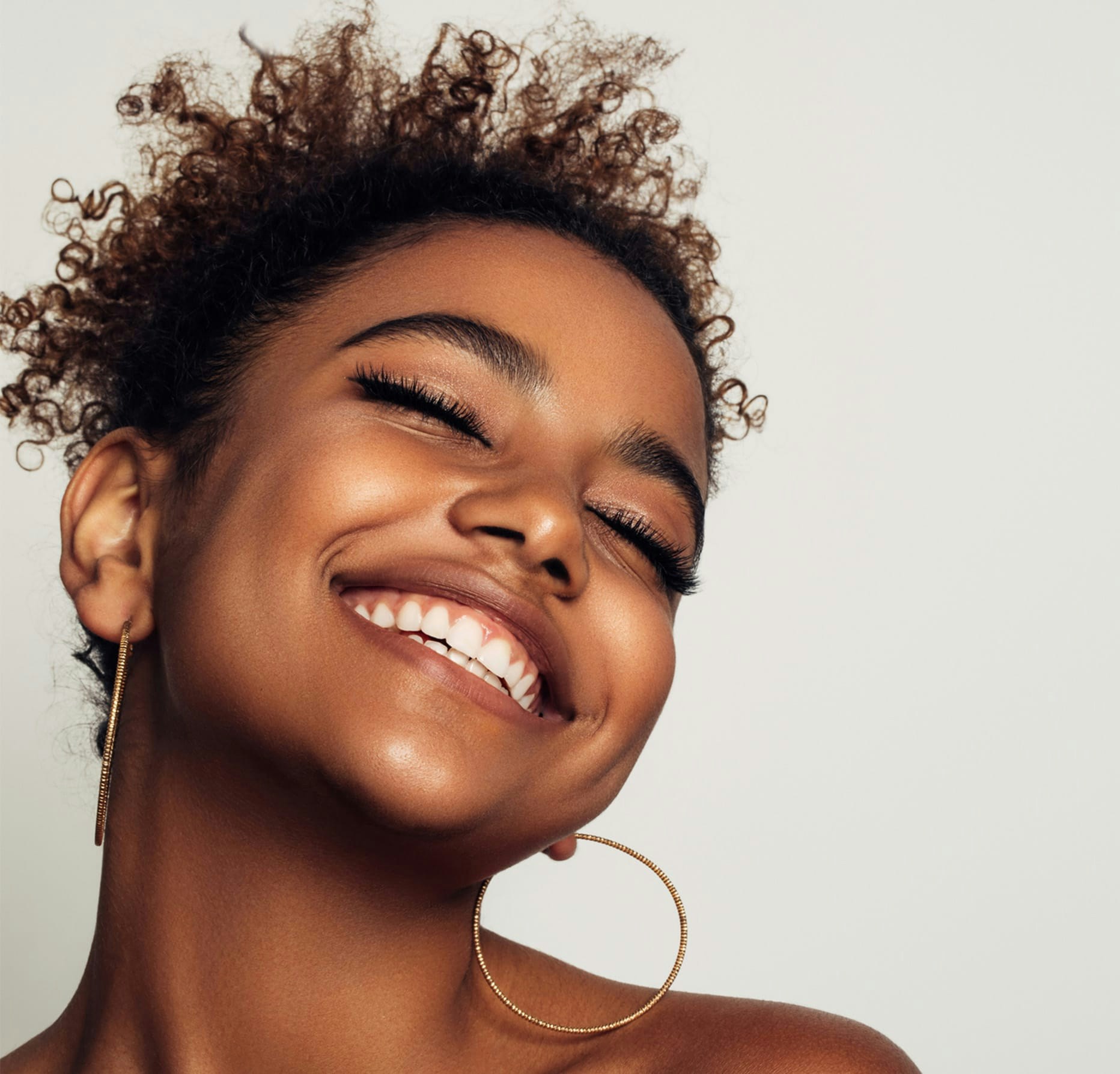 women smiling