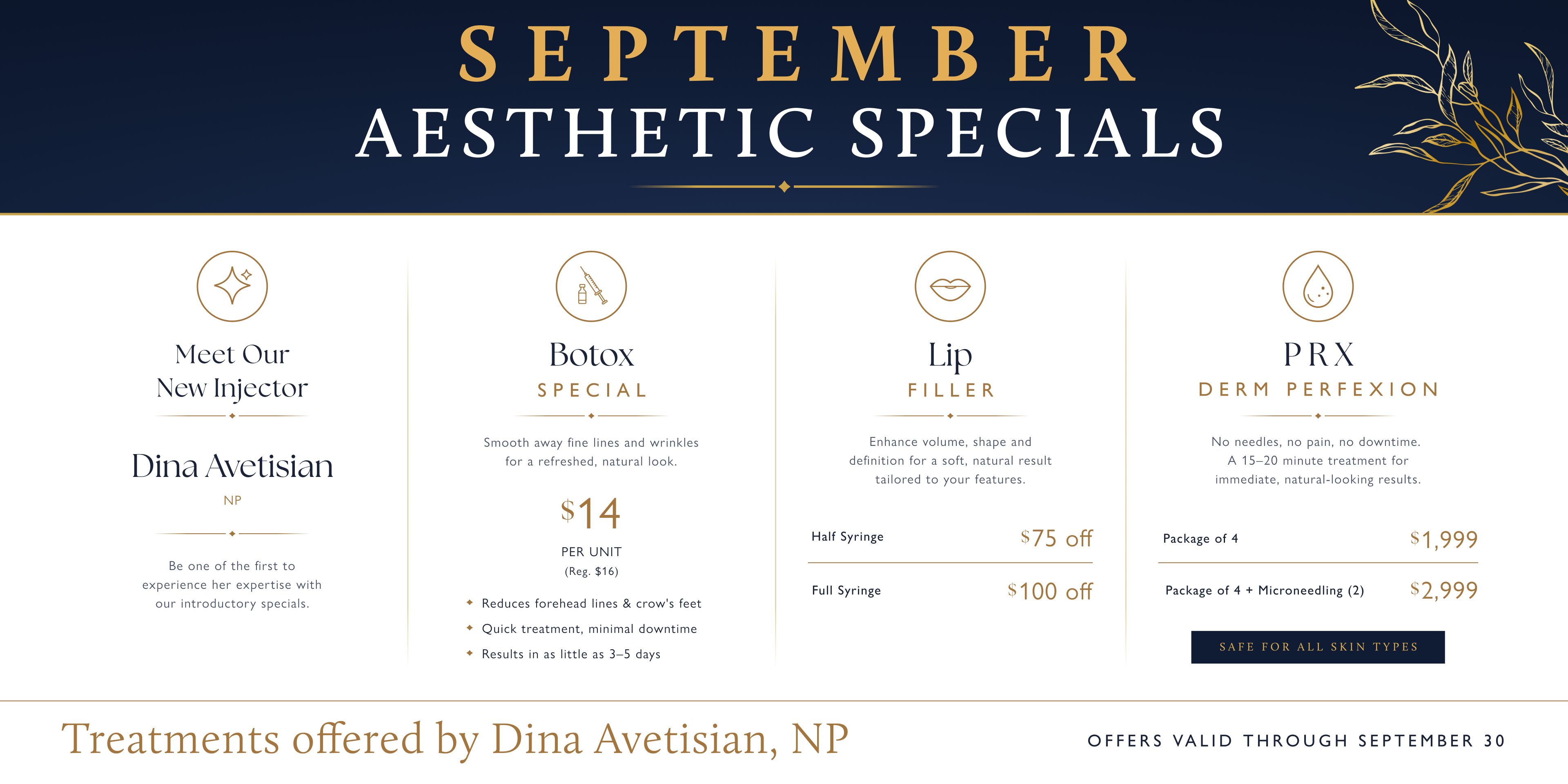 September specials