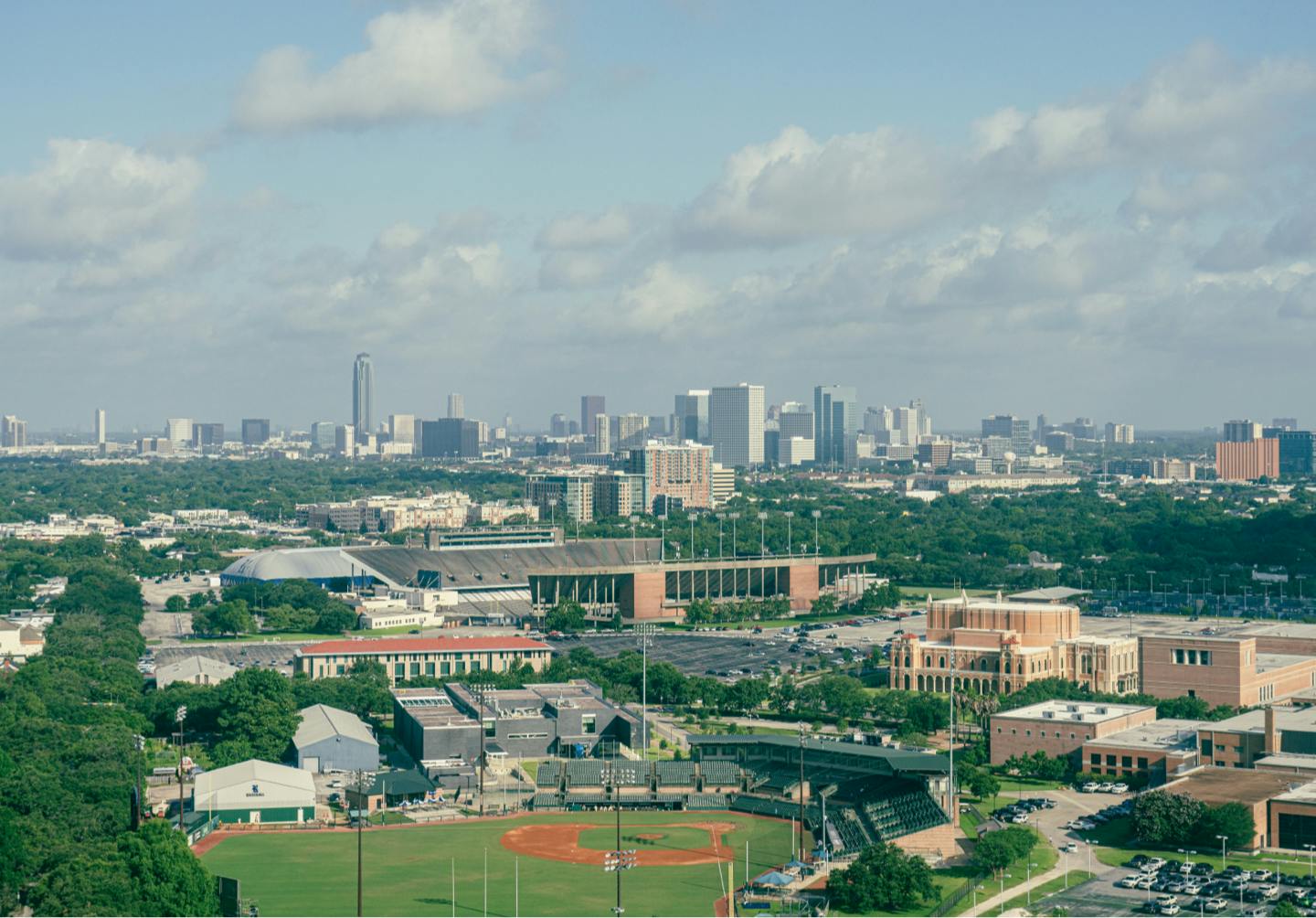 Houston arial shot