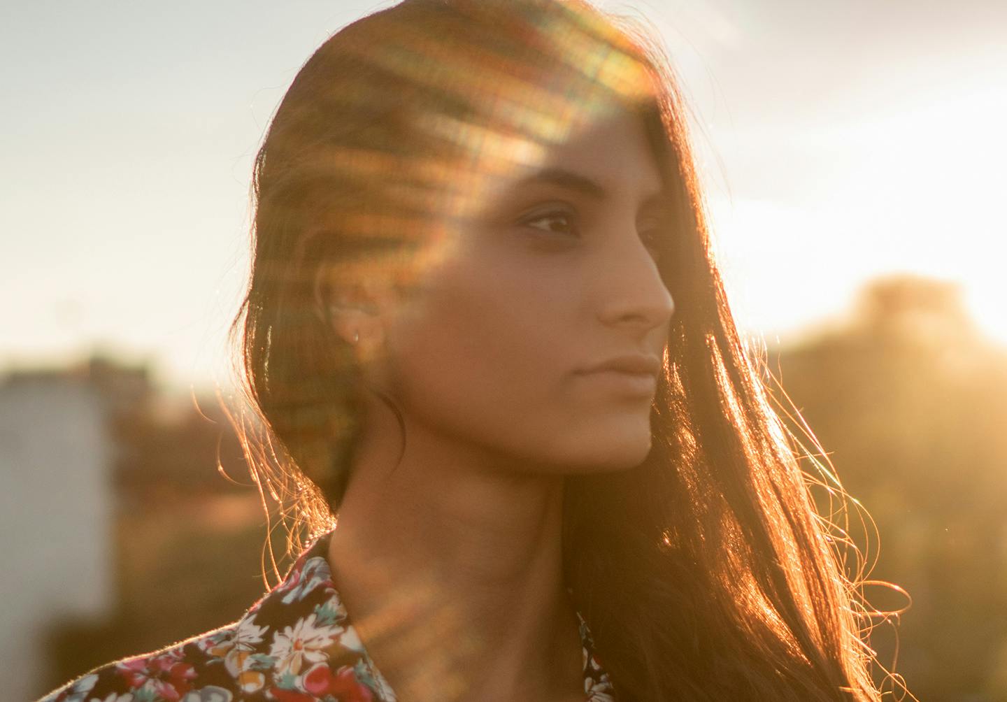 woman with long hair