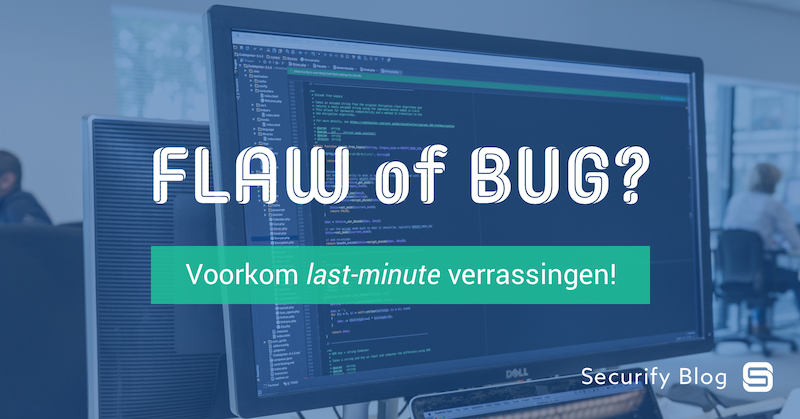 (Dutch) Flaws en bugs. Voorkom last-minute verrassingen.