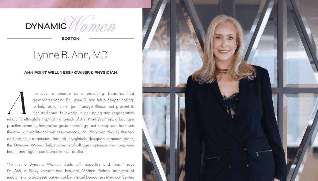 Dr. Lynne Ahn article in magazine