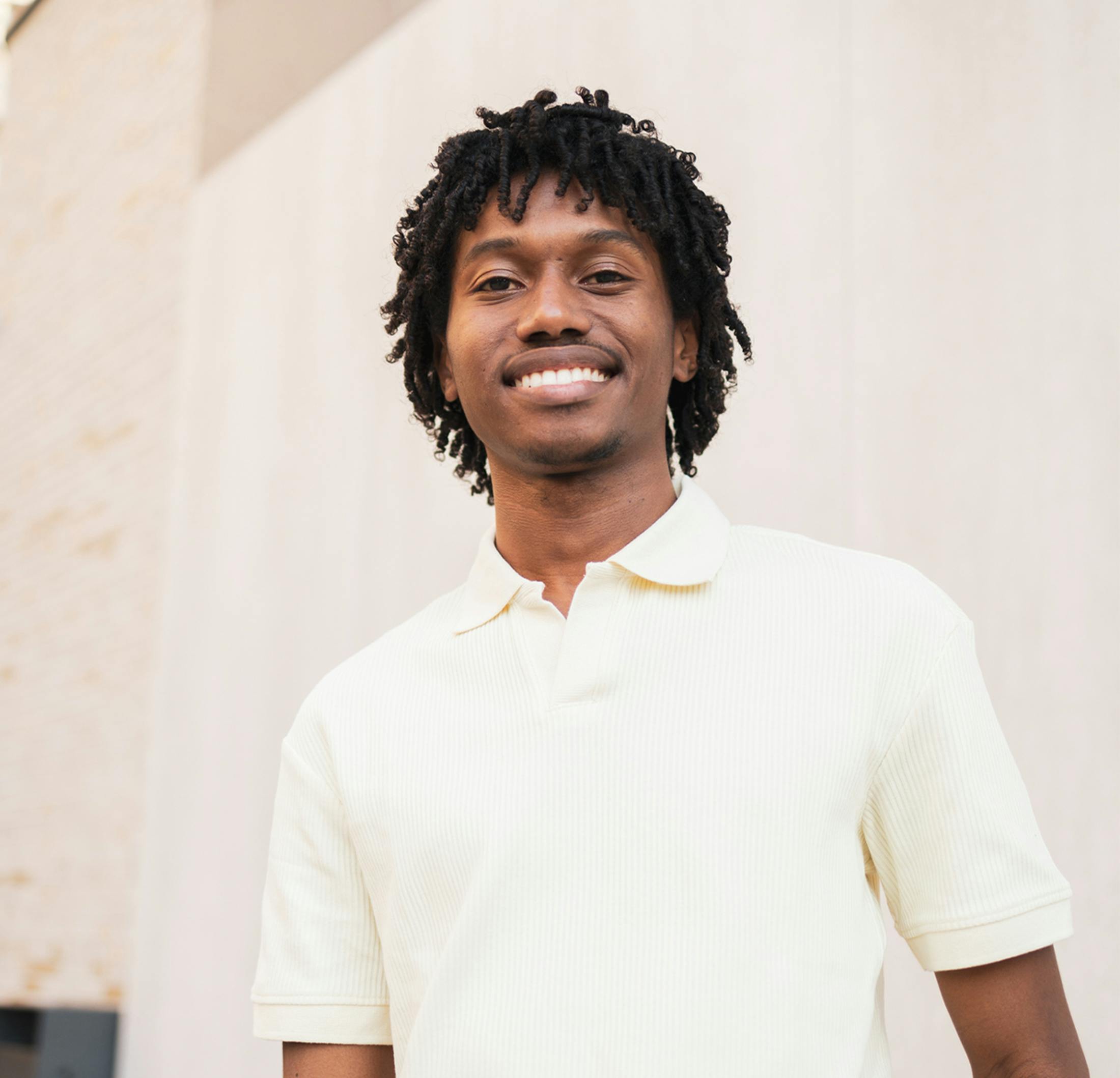man smiling