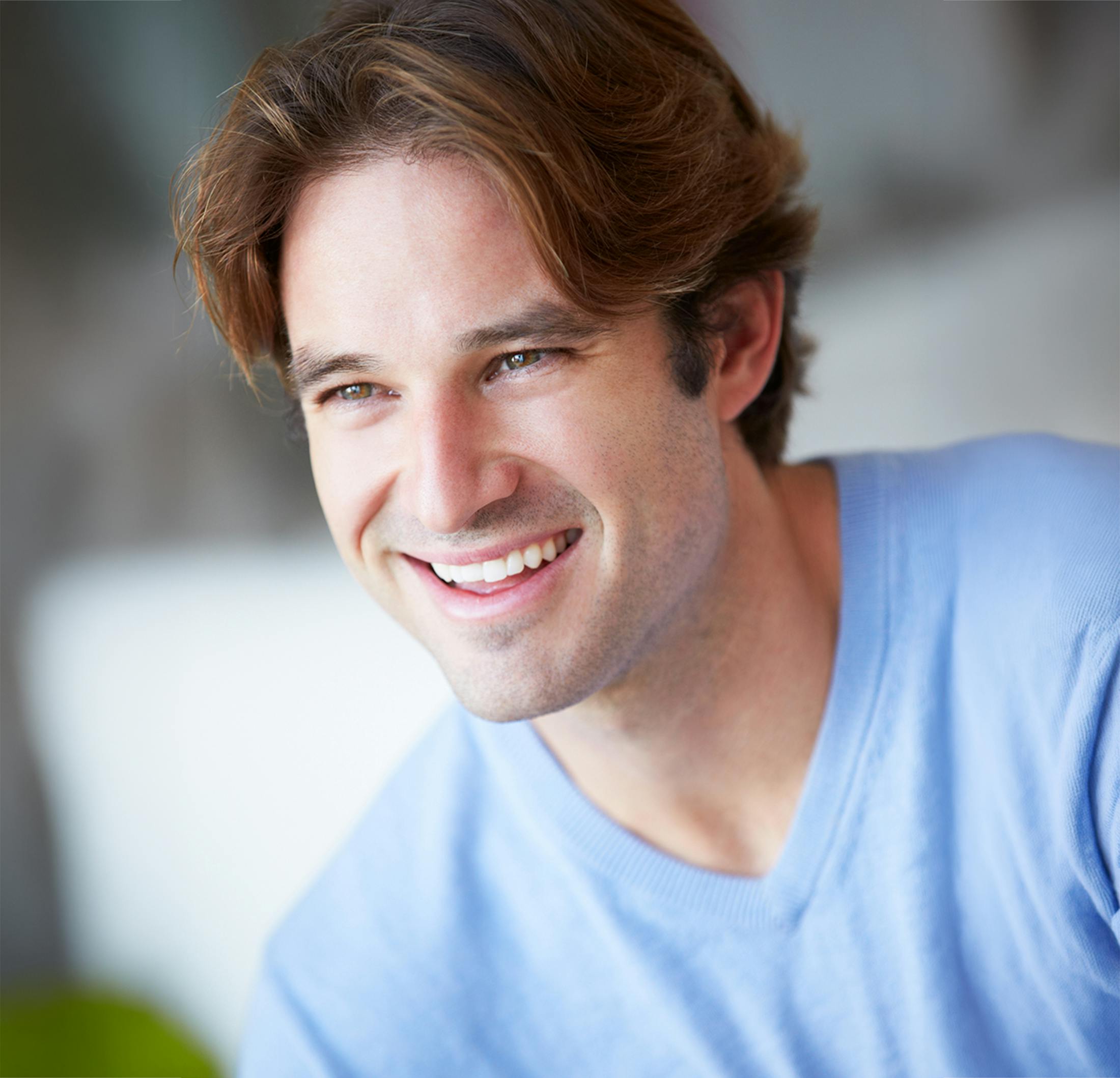 man smiling