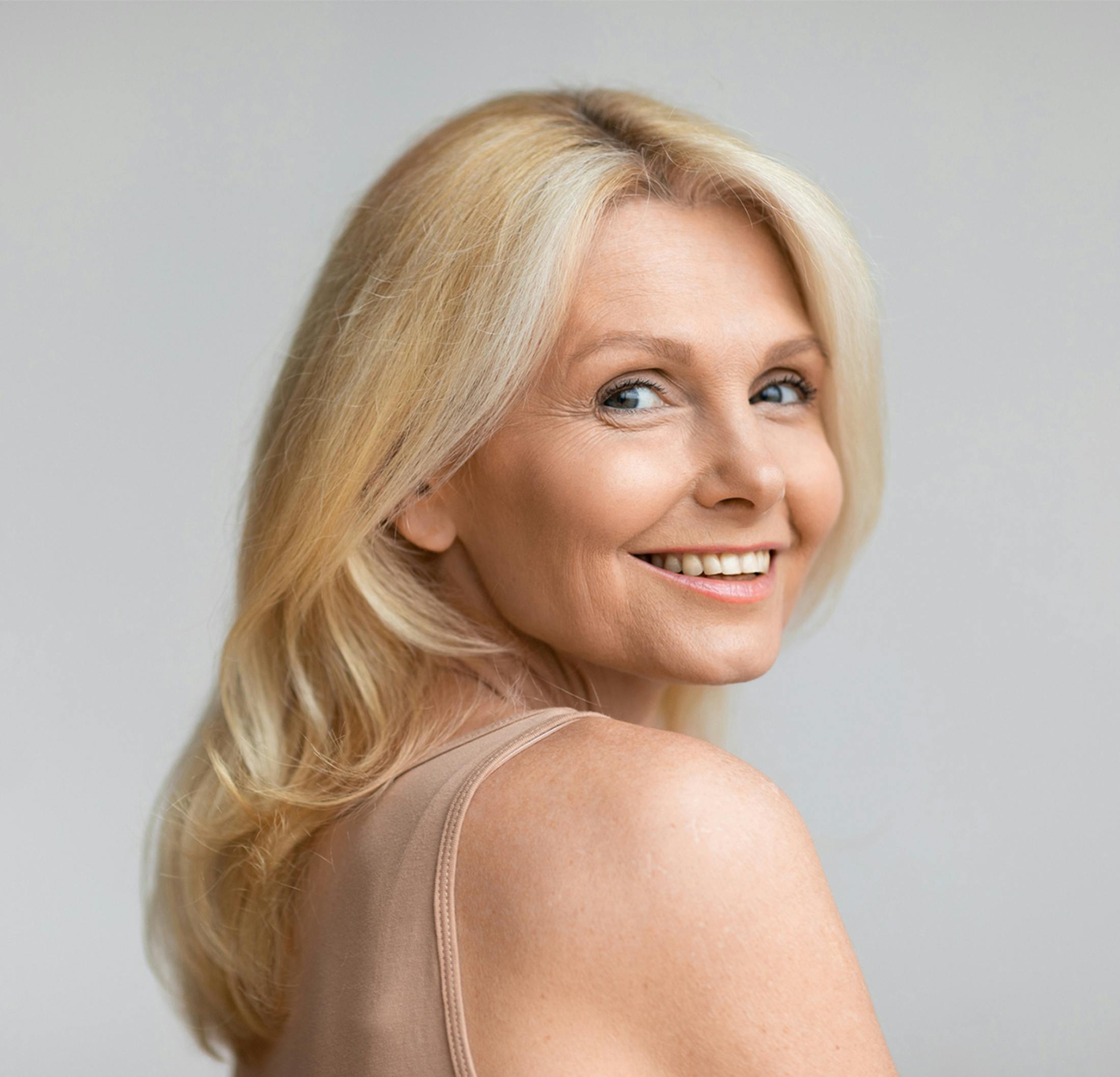 women smiling