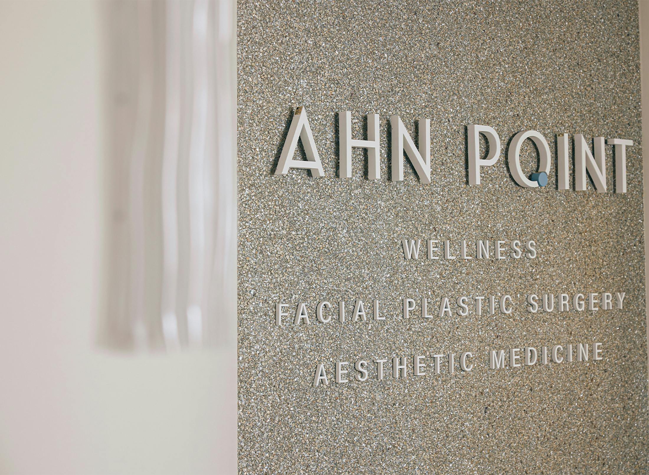 Ahn Point Wellness sign