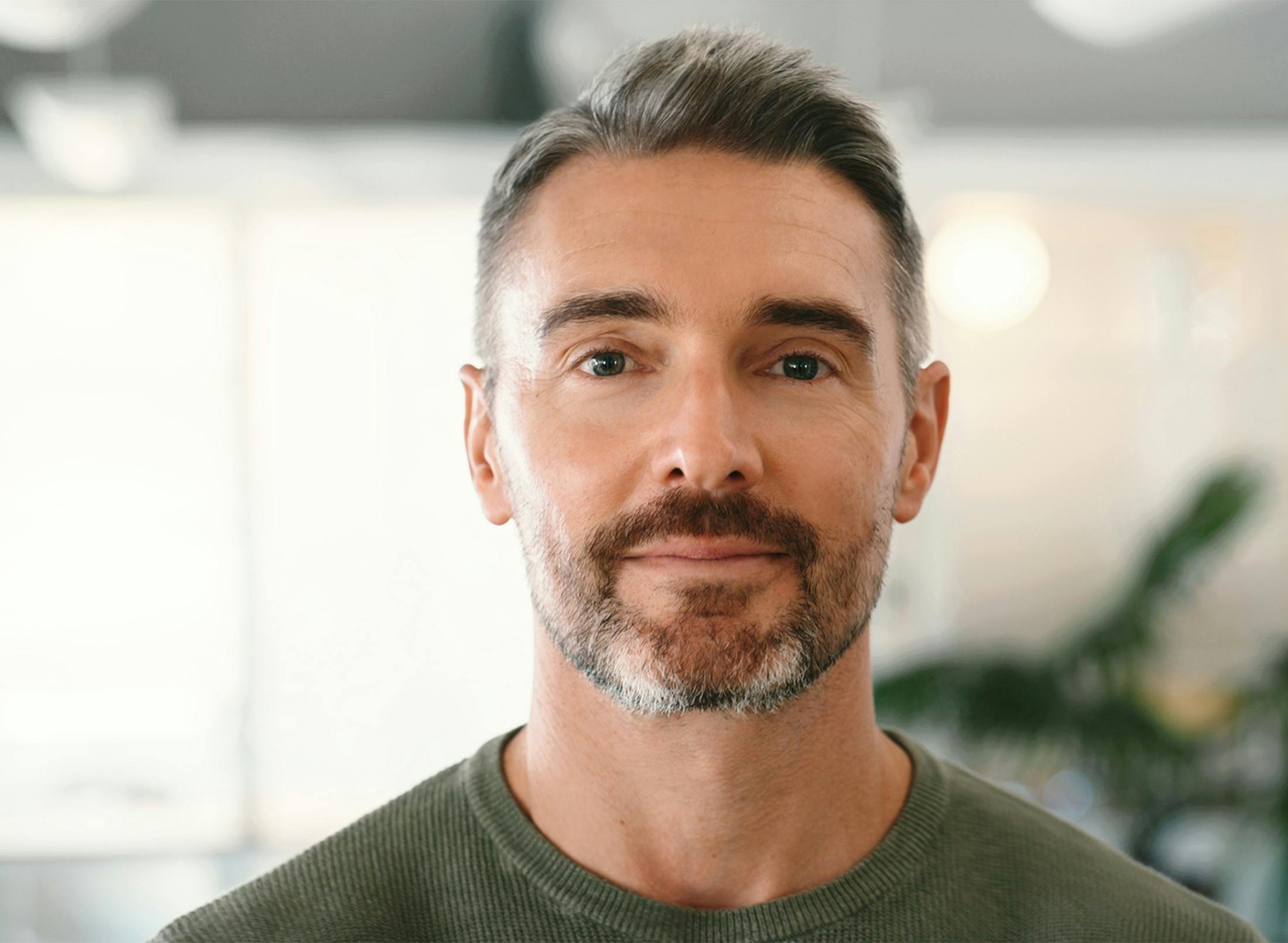 man smiling