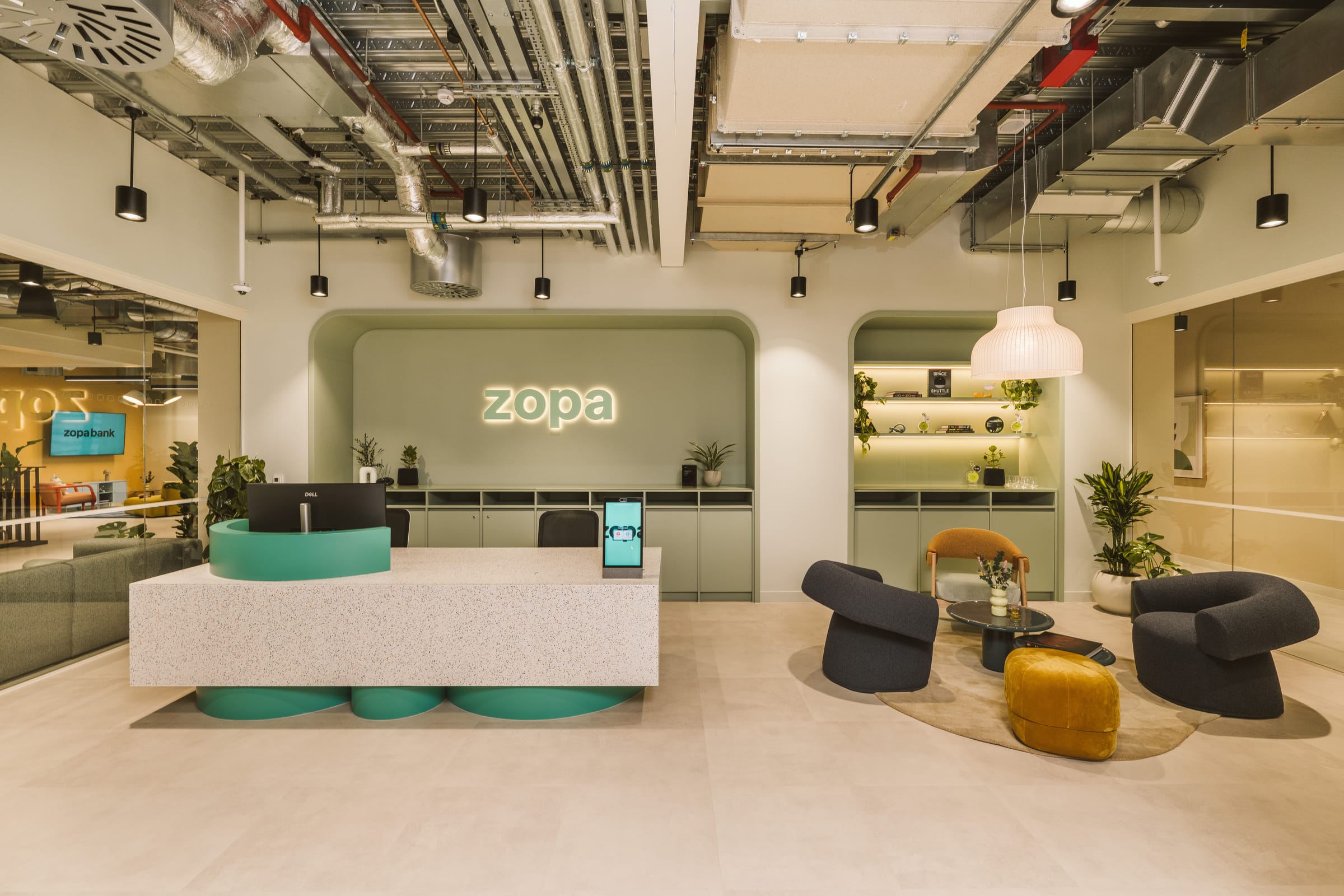 Zopa: Reflecting the brand’s dynamic ethos throughout the space