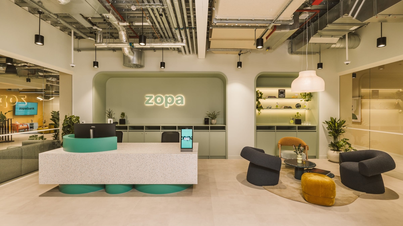 Zopa: Reflecting the brand’s dynamic ethos throughout the space