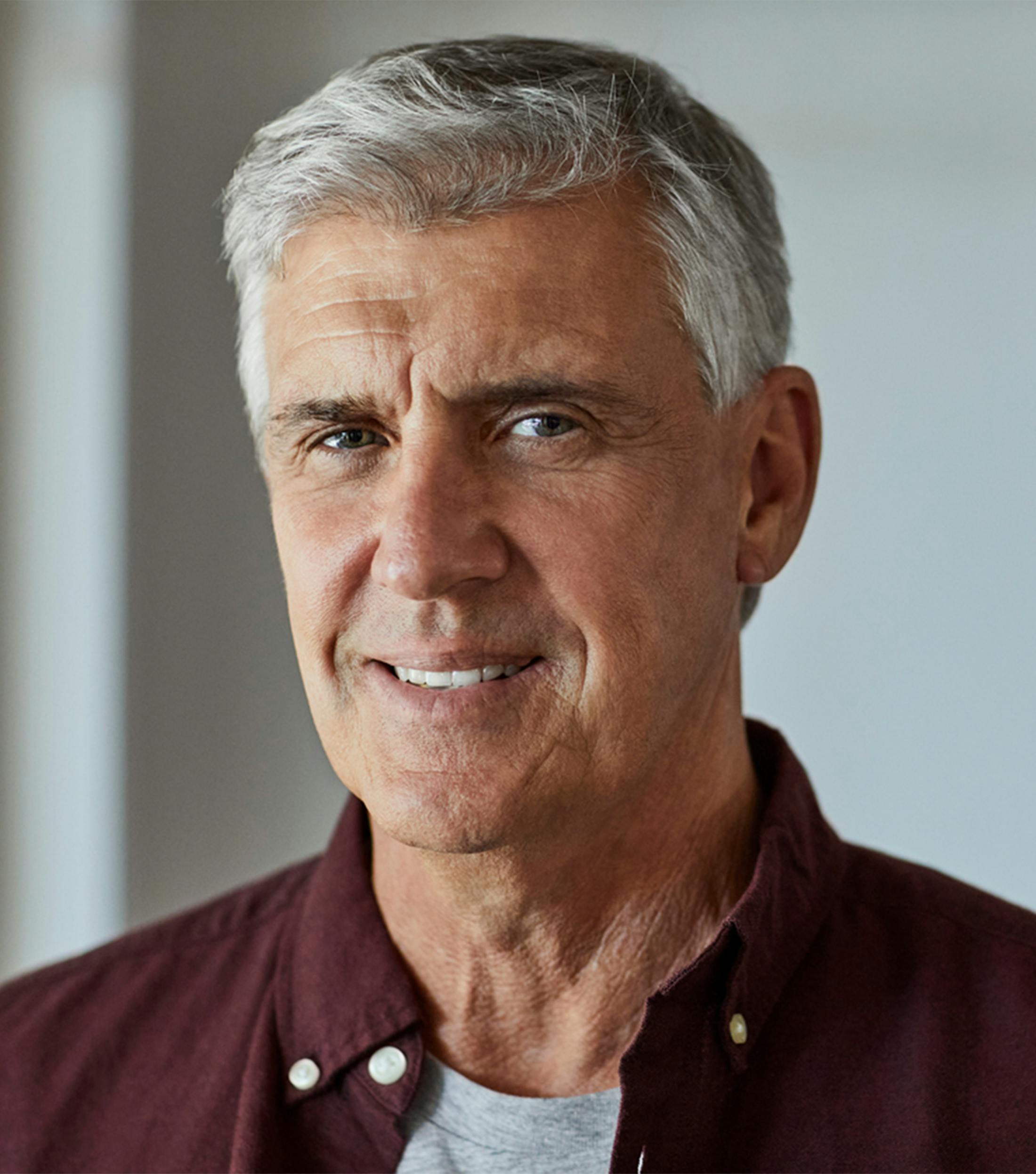 man smiling