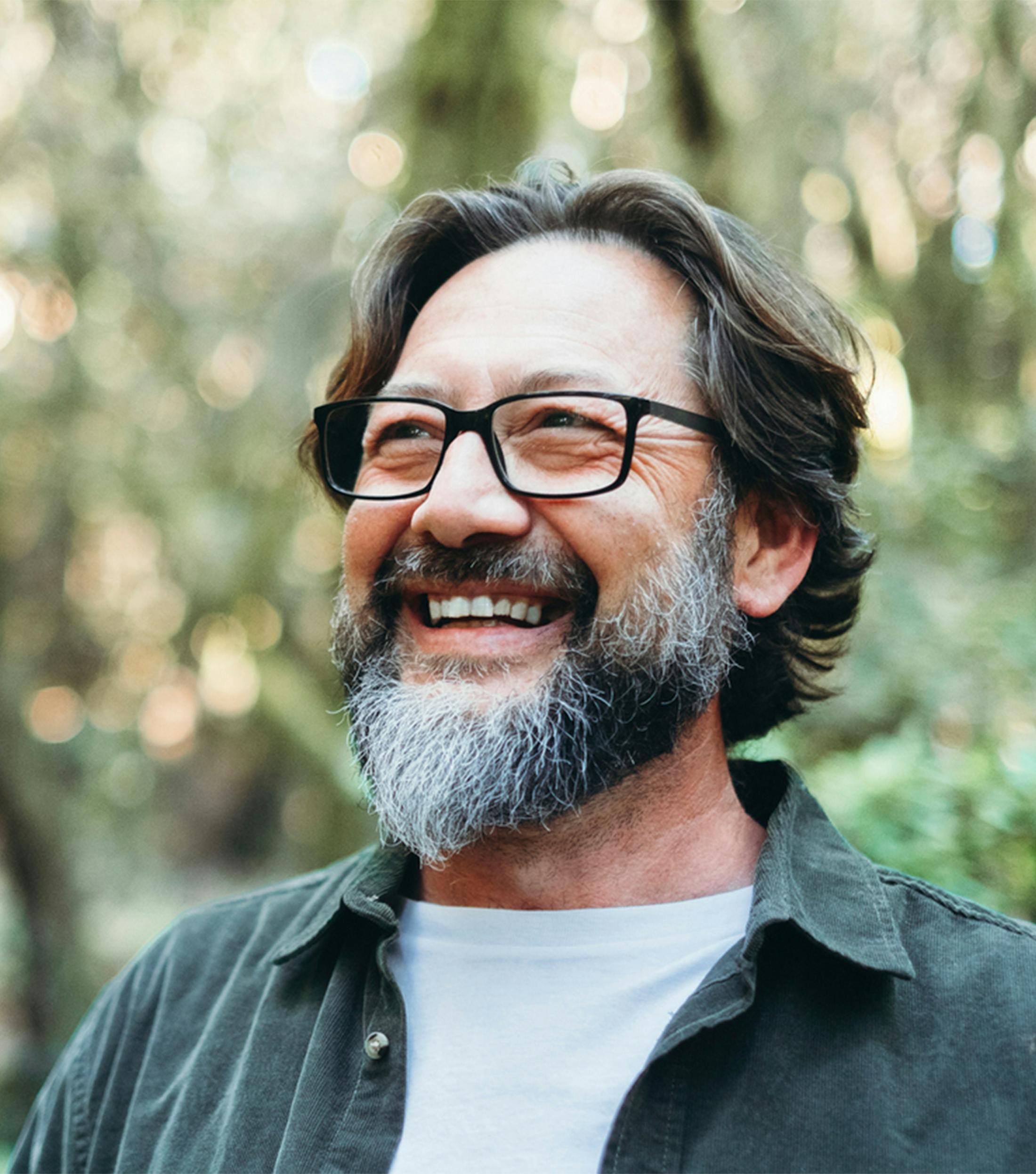 man smiling