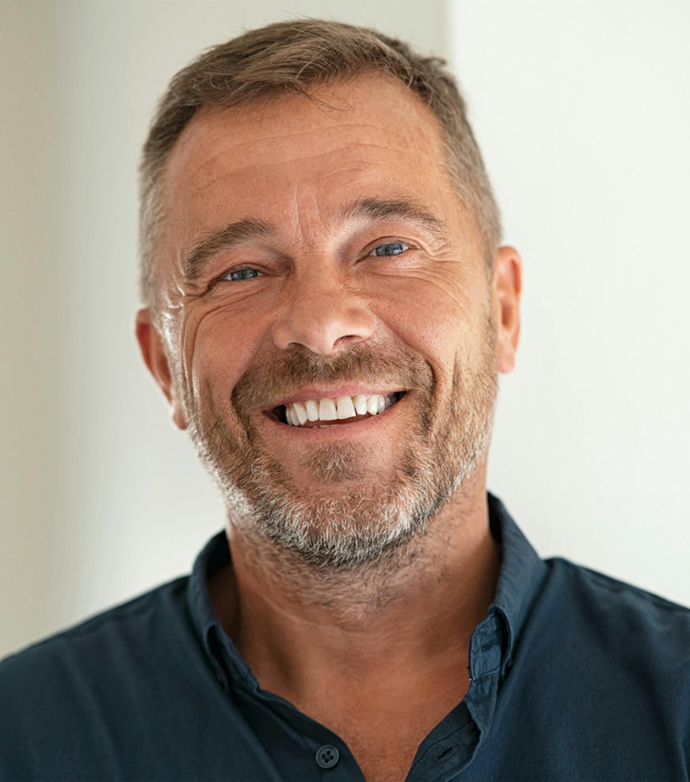 man smiling