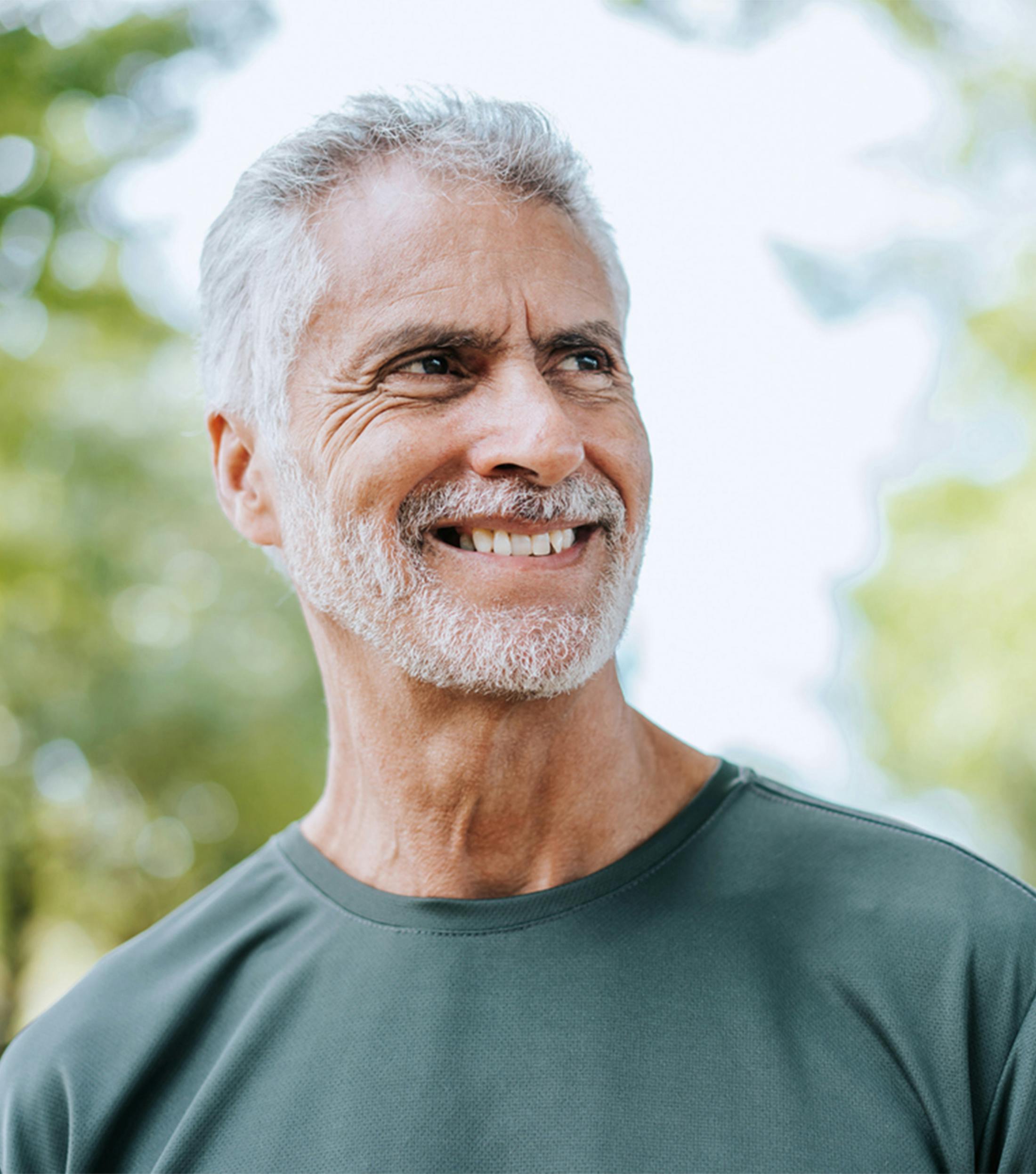 man smiling